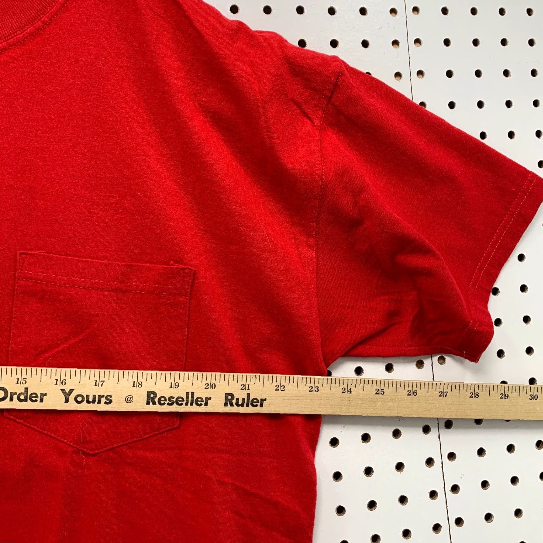 Russell Athletic VINTAGE Russell Athletic Pocket Pro Cotton Shirt Mens Large Red Short Sleeve Size US L / EU 52-54 / 3 - 7 Thumbnail