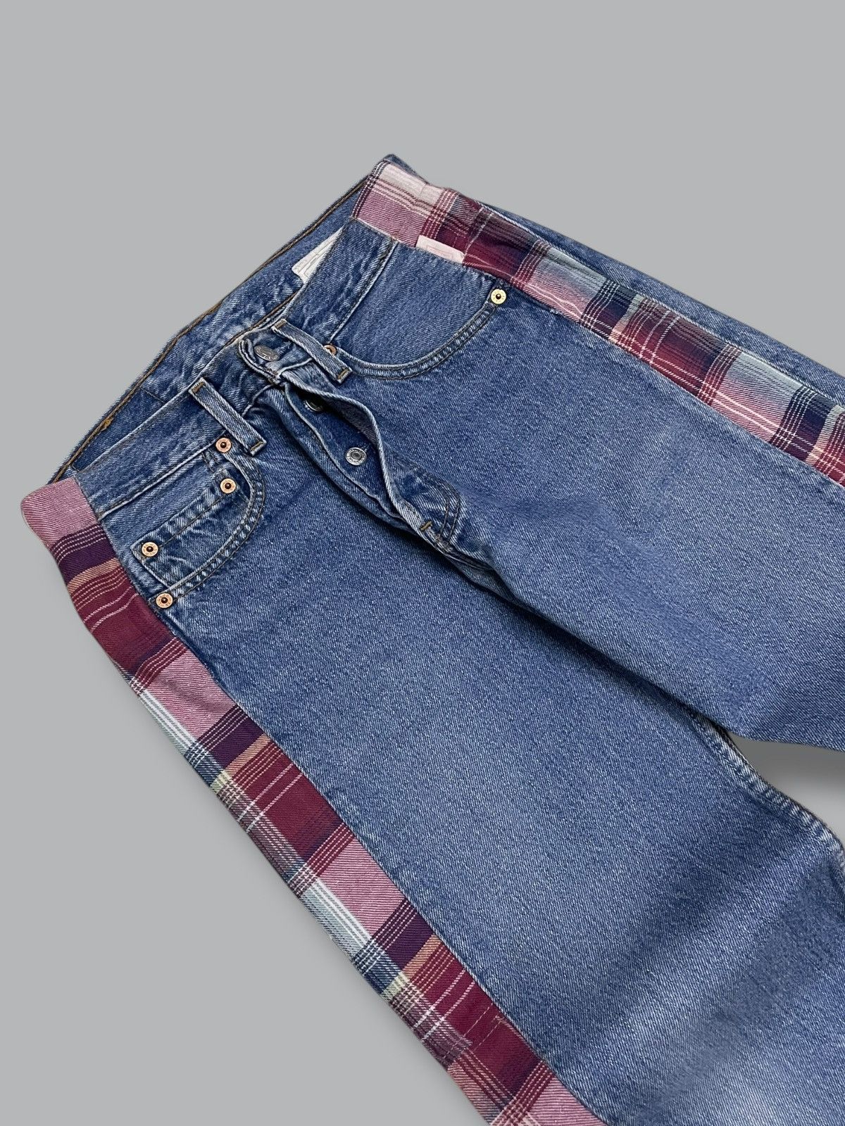 Levi's Vintage Clothing Vintage 1990s Designer Levis 501 Sample Tapped Regular Denim Size US 28 / EU 44 - 7 Thumbnail