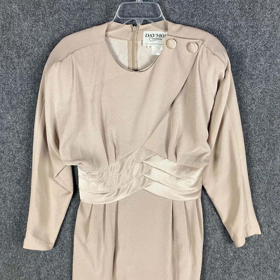 Other Daymor Couture Dress Women's Size 10 Triacetate Blend Adults Size L / US 10 / IT 46 - 2 Thumbnail