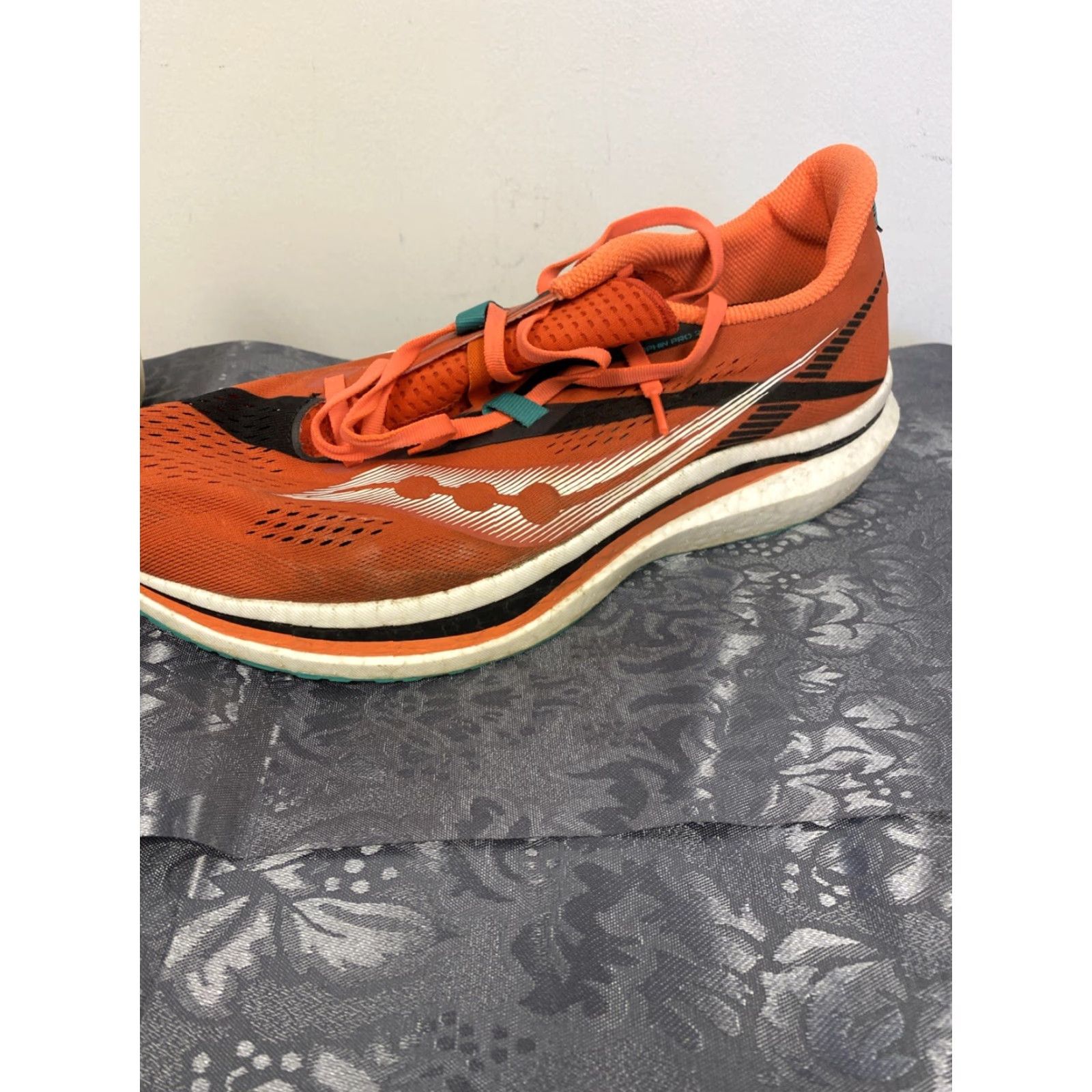 Saucony SAUCONY ENDORPHIN PRO 2 Running Sneakers 11.5 Orange Scarlet Men's Athletic Low Top S20687 Performance Size US 11 / EU 44 - 4 Thumbnail