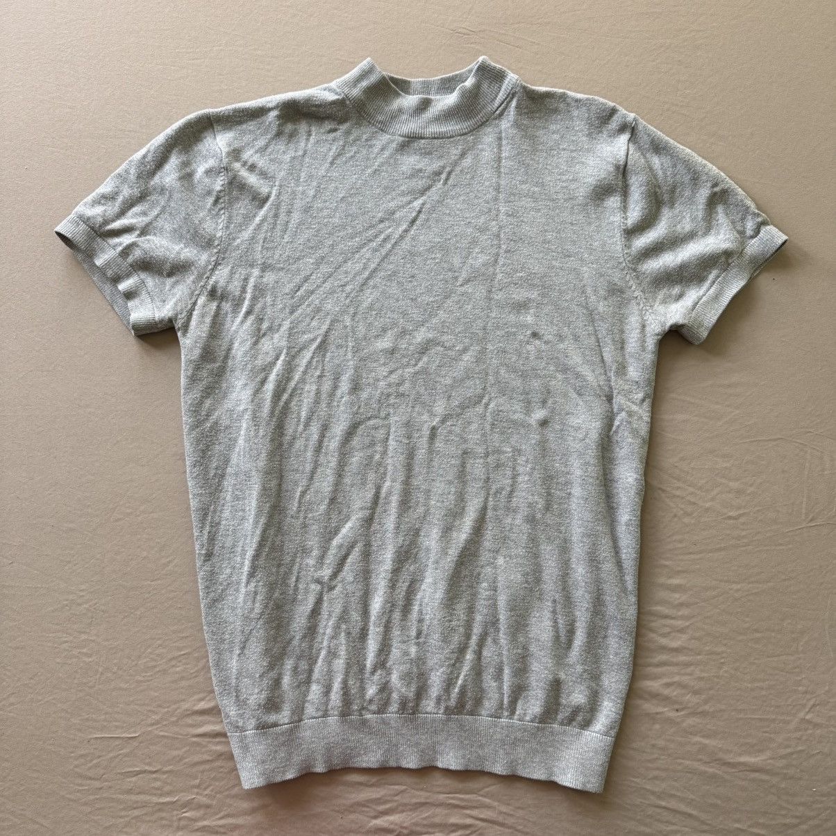 Zara Zara Mock Neck Short Sleeve Sweater Size US M / EU 48-50 / 2 - 1 Thumbnail