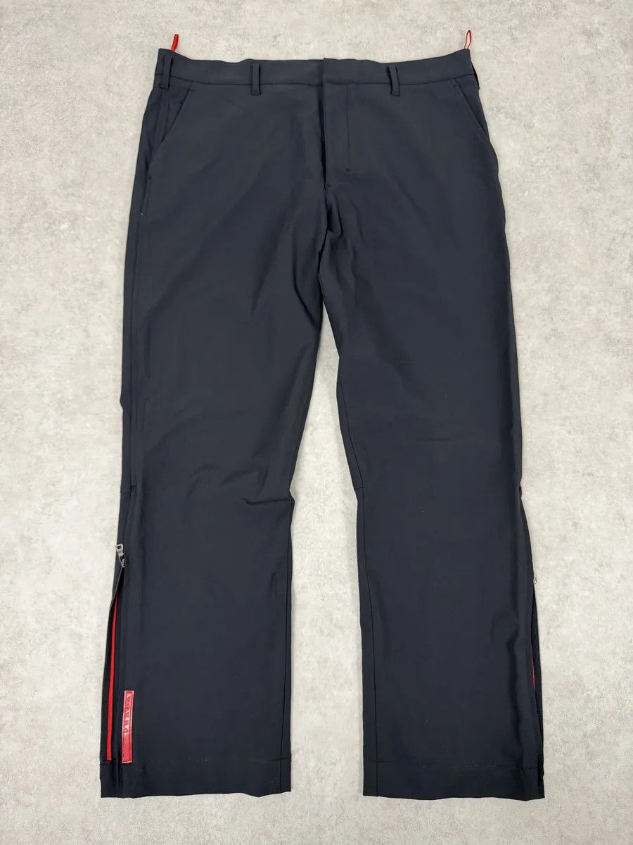 Prada 2000s Prada Linea Rossa Navy Cozy Pants Size US 34 / EU 50 - 1 Thumbnail