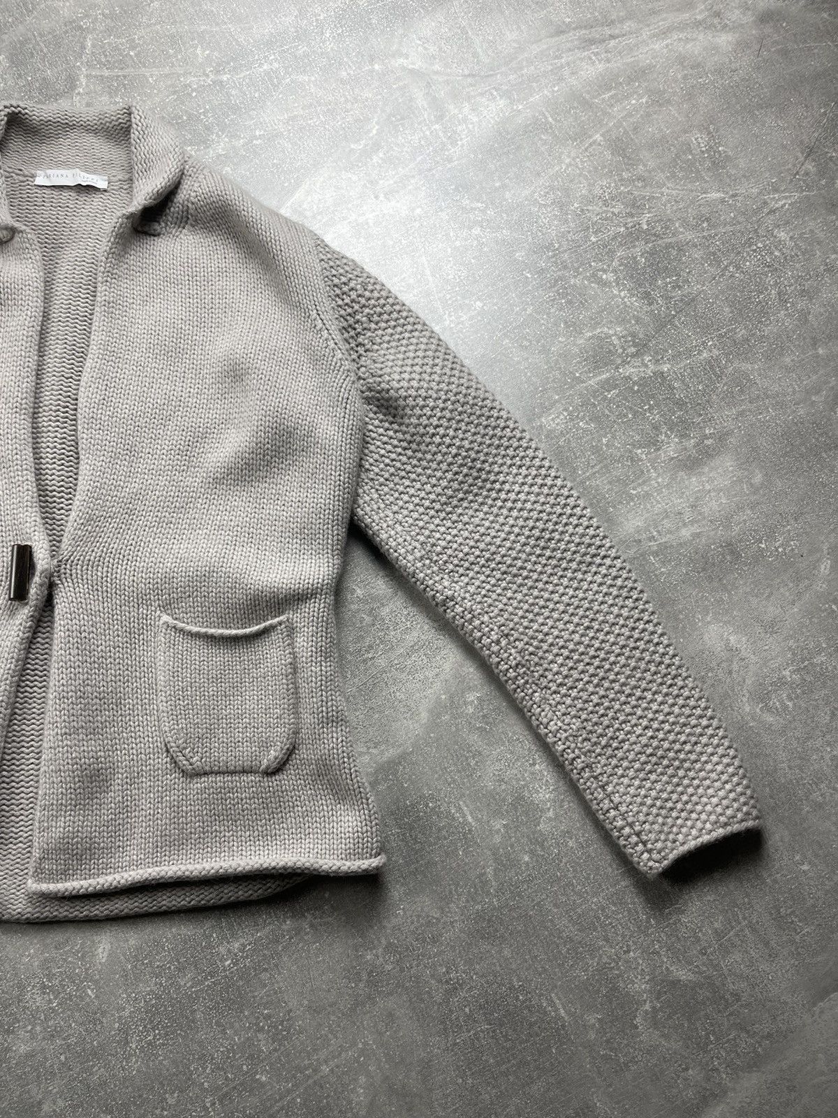 Fabiana Filippi Fabiana Filippi Knit Cardigan Wool Cashmere Blend Gray Size XL / US 12-14 / IT 48-50 - 4 Thumbnail