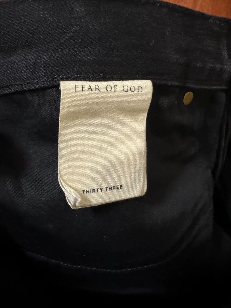 Fear of God Fear of God Splashed black jeans Size US 33 - 7 Thumbnail