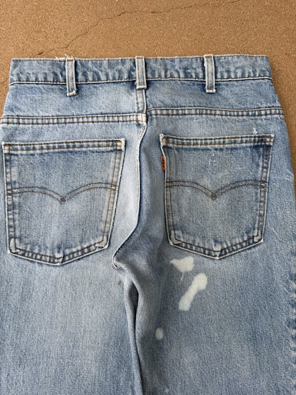 Levi's Vtg 80’s Levi’s 684 Orange Tab Bellbottom Flare Jeans 29x29 Size US 29 - 8 Thumbnail