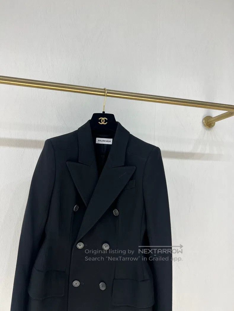 Balenciaga Balenciaga Waisted double-breasted coat Size XXS / US 00 / IT 34 - 5 Thumbnail