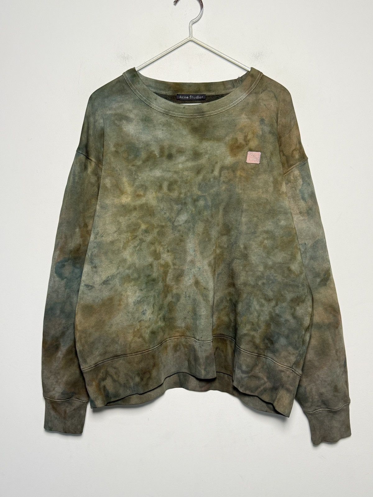 Acne Studios Acne Studios Boxy crewneck custom tie dye Size US XL / EU 56 / 4 - 2 Thumbnail