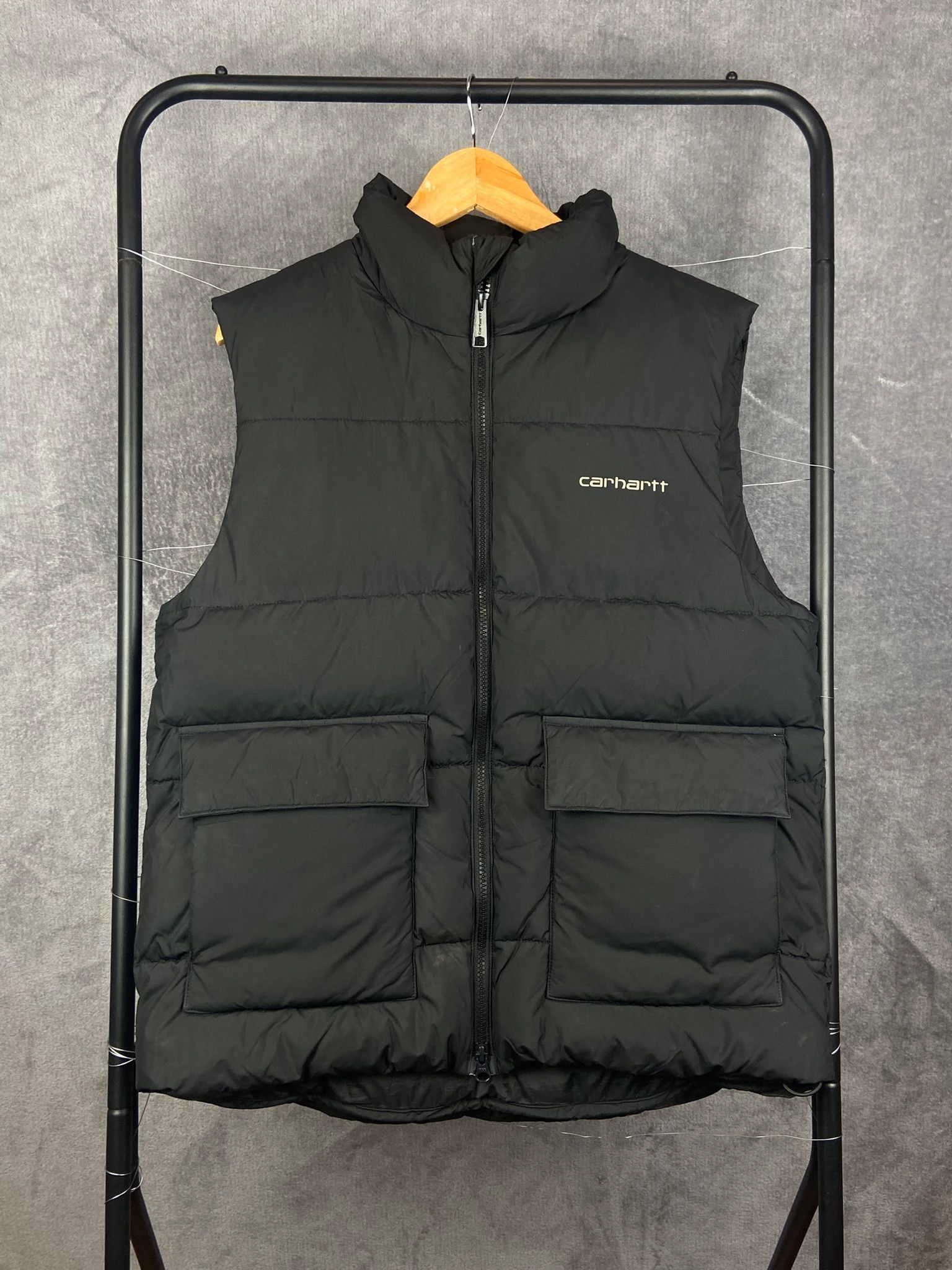 Carhartt Carhartt Black Puffer Gilet | Small Logo Vest | Workwear Size US S / EU 44-46 / 1 - 1 Thumbnail