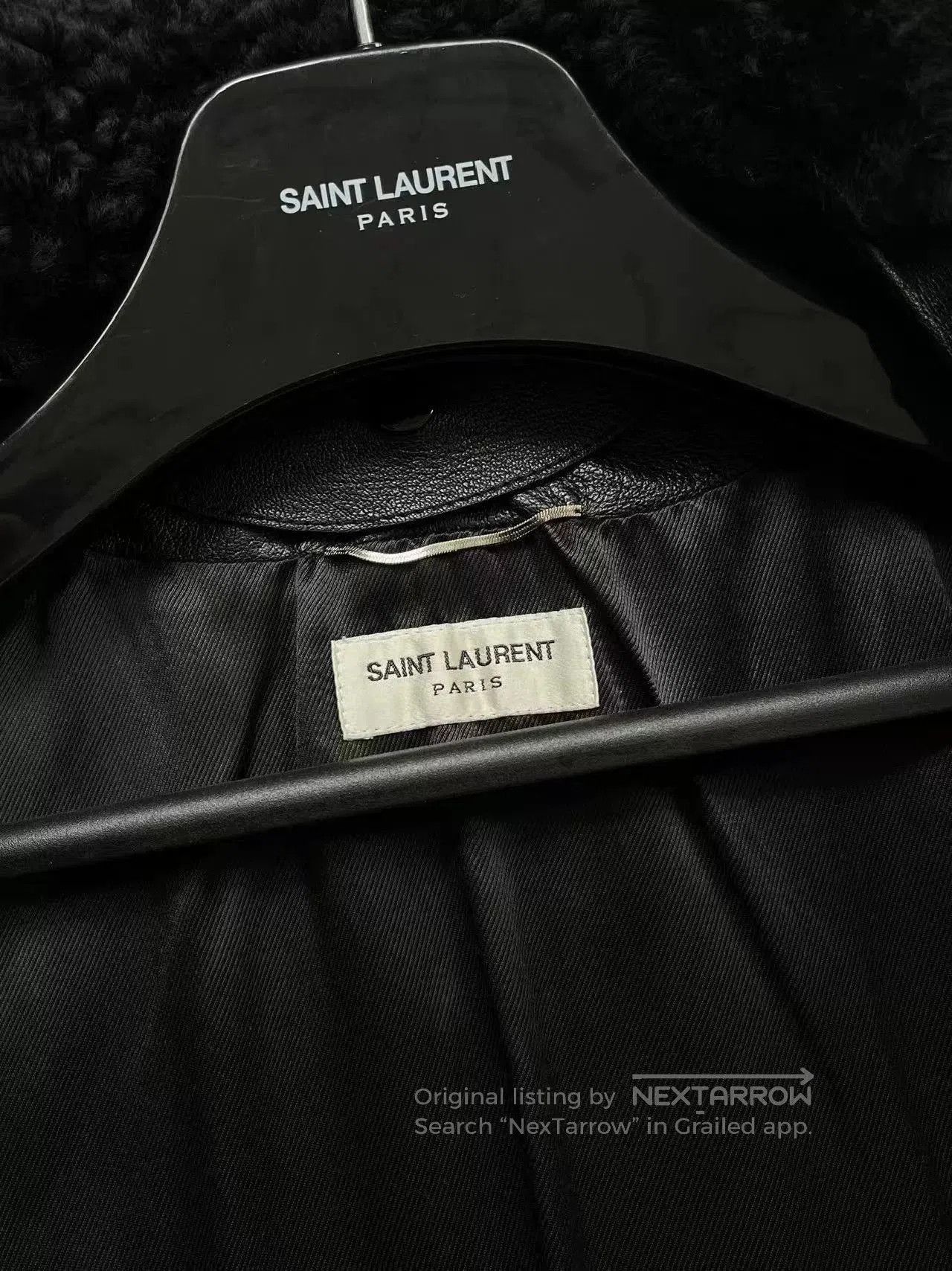 Saint Laurent Paris Saint Laurent Shearling Jacket with Removable Collar. Size US M / EU 48-50 / 2 - 5 Thumbnail