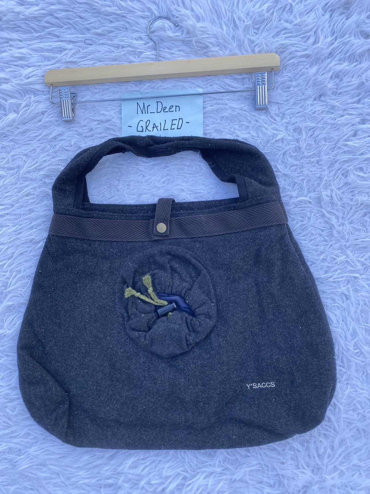Yohji Yamamoto Rare Y’saccs Yohji Yamamoto Wool Bag Size ONE SIZE - 3 Thumbnail