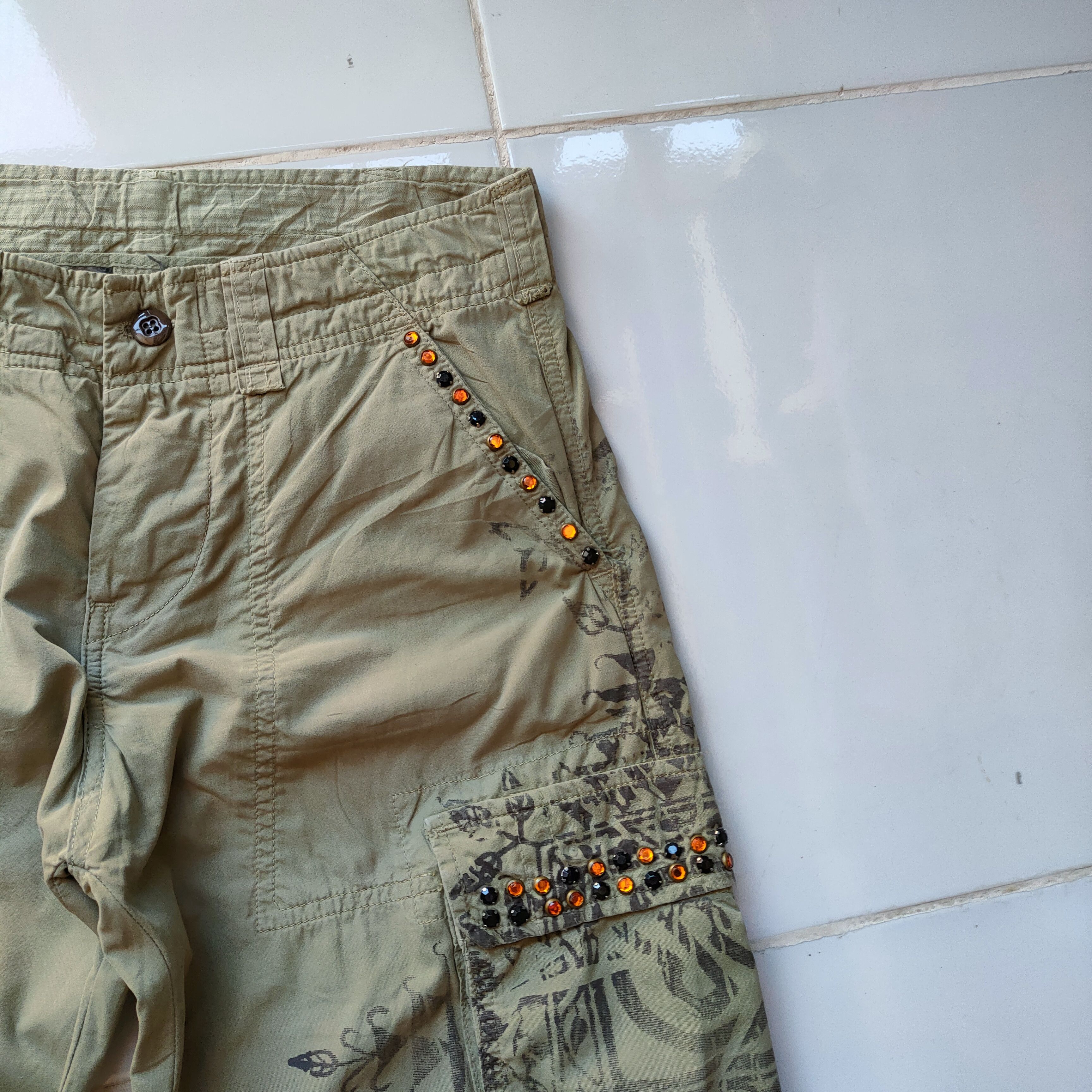 Japanese Brand RARE! VINTAGE RAG BONDAGE CARGO PANTS Size US 29 - 7 Thumbnail