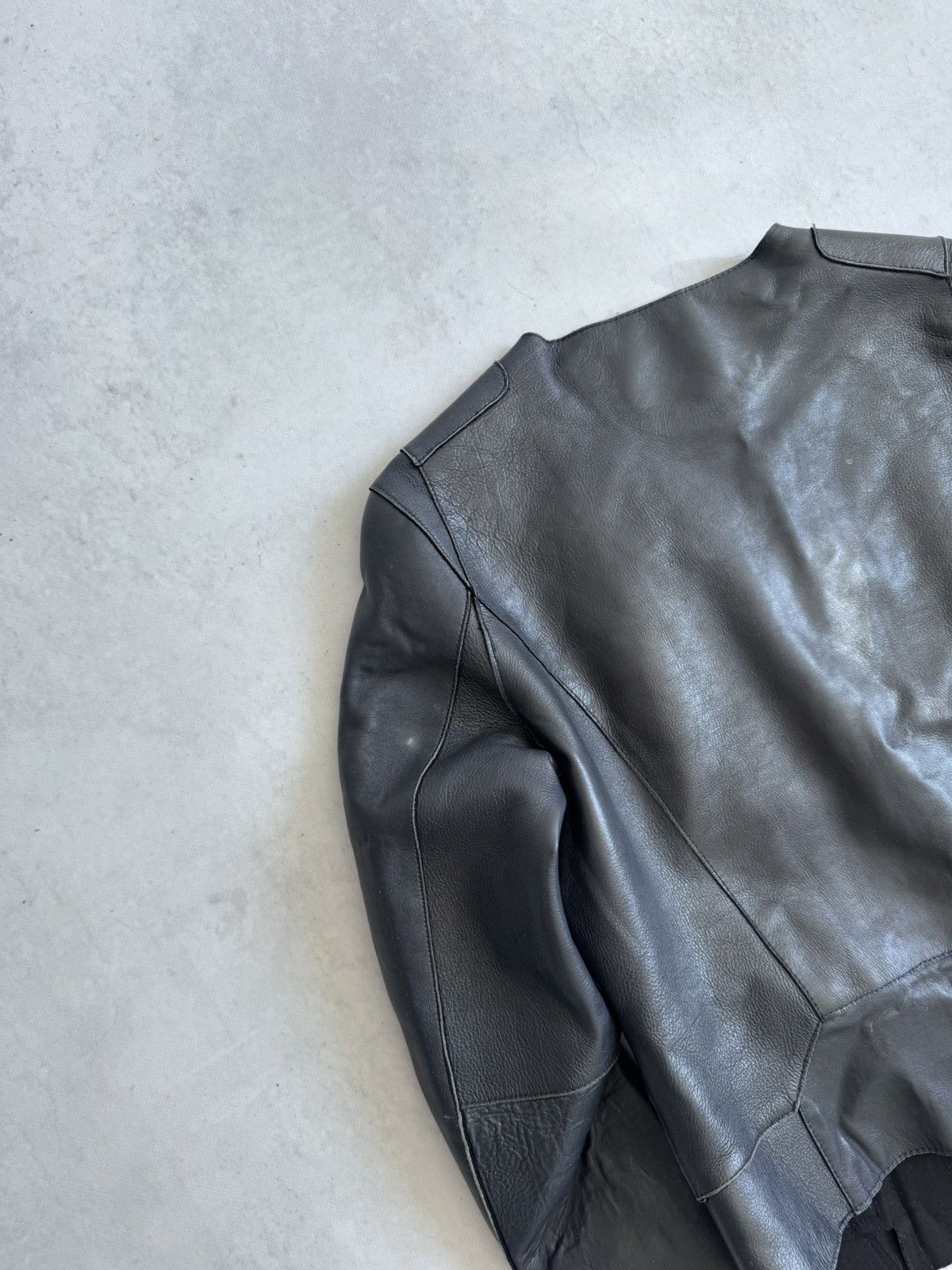 Maje Maje Leather Women’s Zip Biker Style Moto Jacket Y2K Size S / US 4 / IT 40 - 13 Thumbnail
