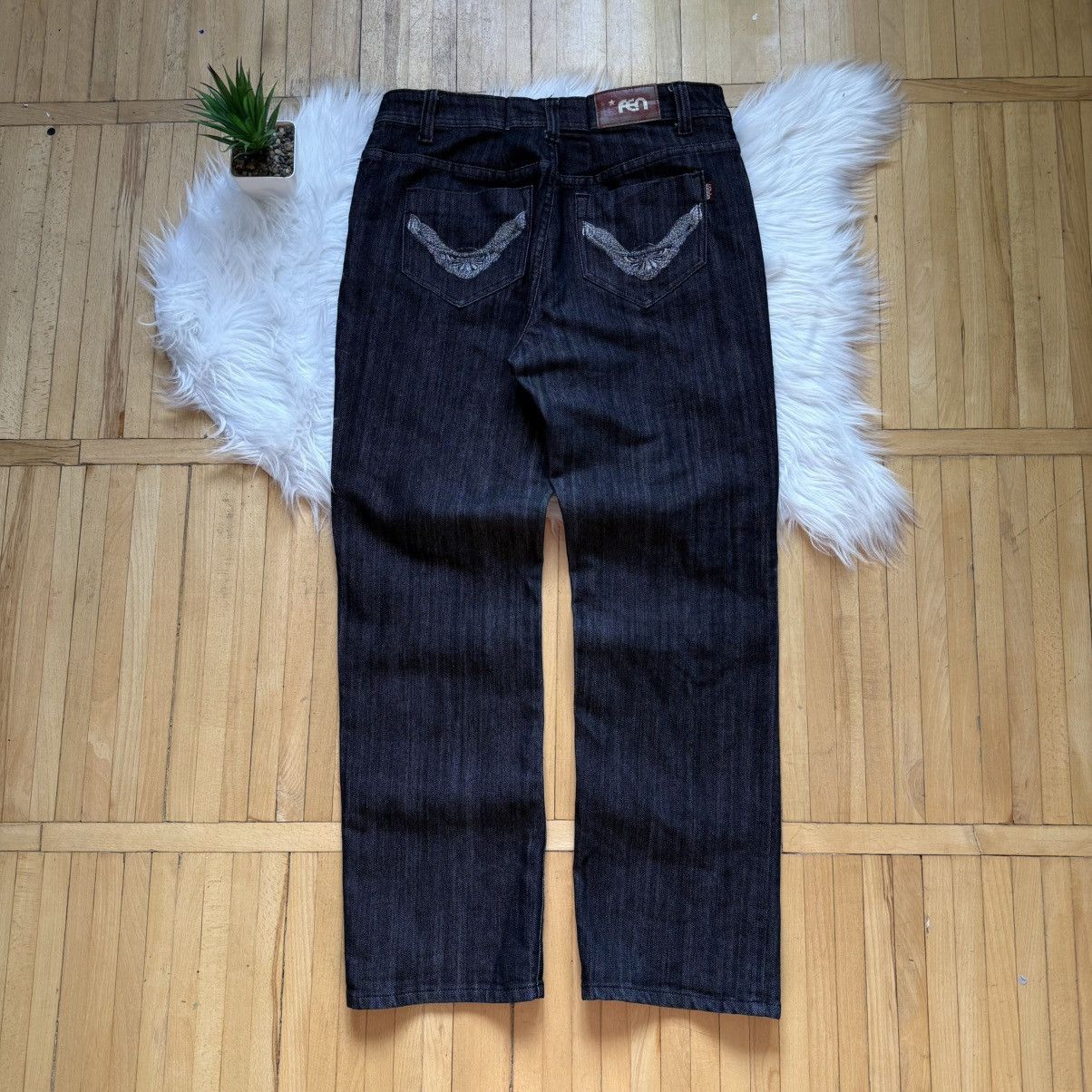 If Six Was Nine 📌 Vintage Y2K FEN Relaxed Crazy LGB style Jeans Size 30" / US 8 / IT 44 - 1 Thumbnail