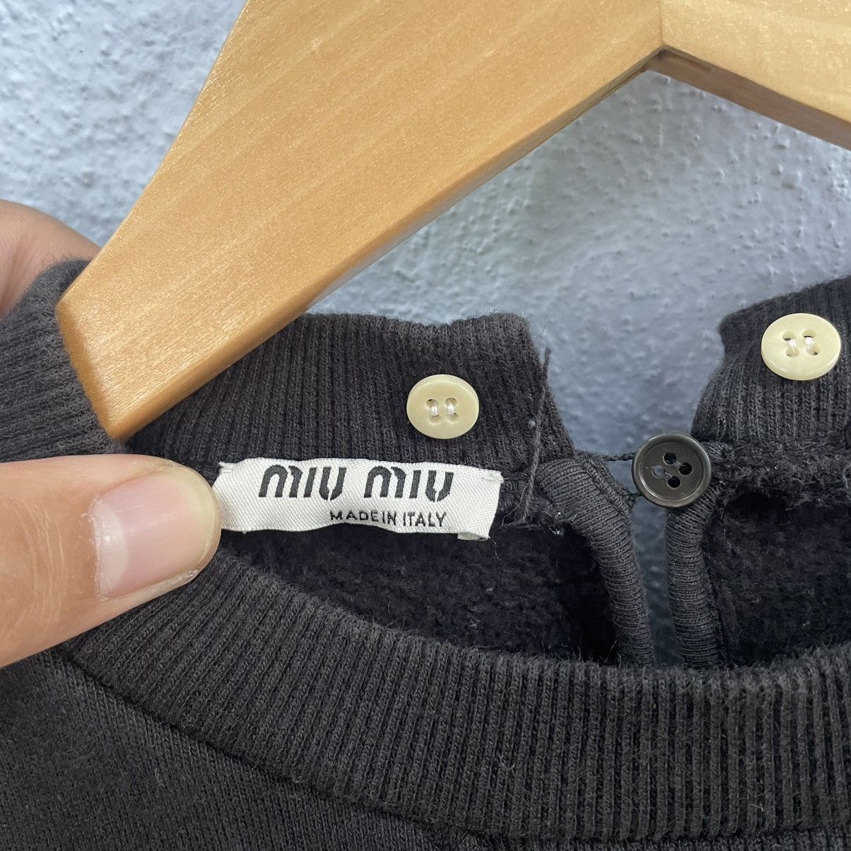 Miu Miu Miu miu small logo crop top Size XS / US 0-2 / IT 36-38 - 3 Thumbnail