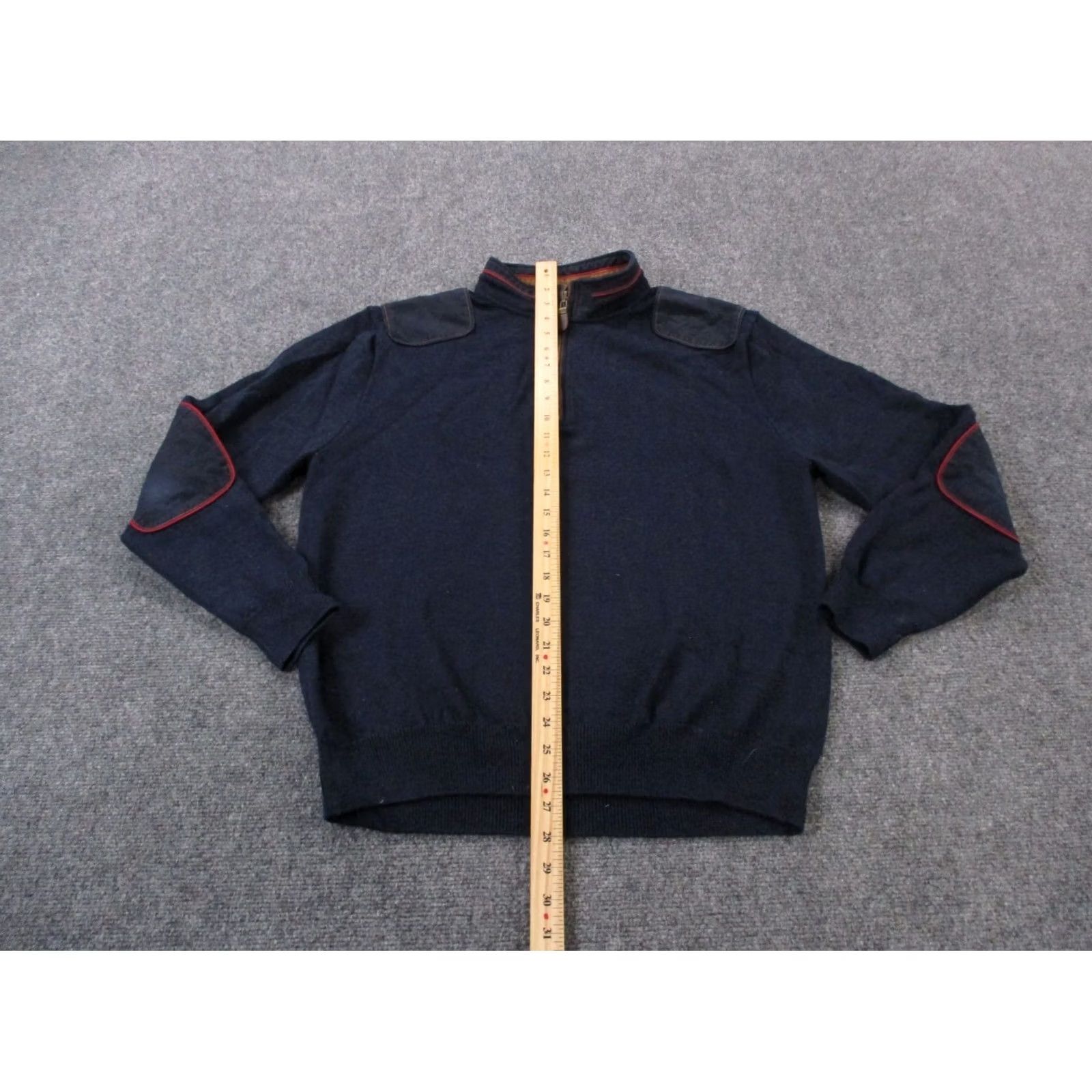 Orvis Orvis Sweater Men M Blue Wool Pullover Outdoor Golf Hiking Camping Elbow Patch Size US M / EU 48-50 / 2 - 3 Thumbnail