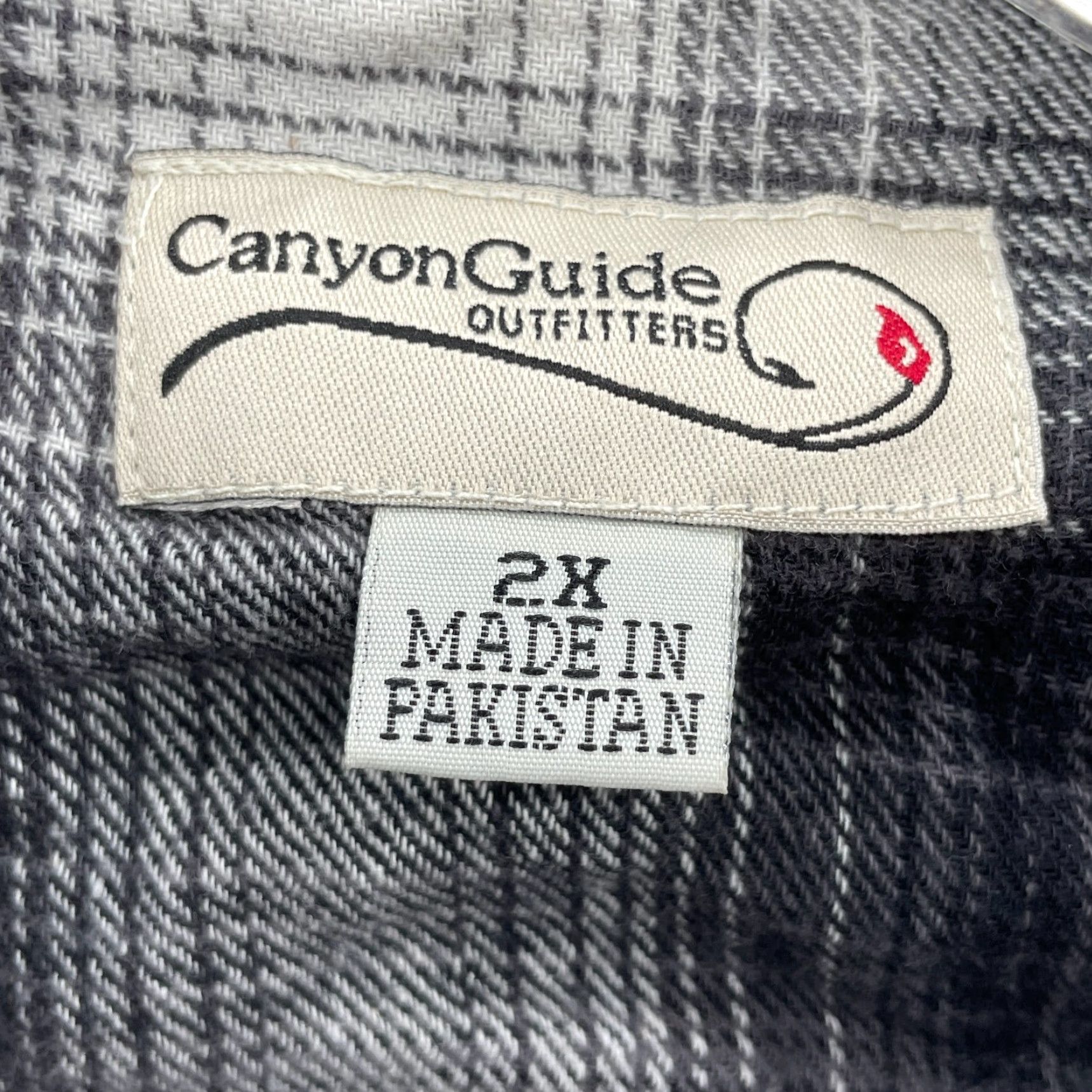 Vintage Canyon Guide Button-Up Shirt Women 2X Plaid Flannel Casual Western Workwear Y2k Cowboy Rodeo Black 2X Womens Size XXL / US 16-18 / IT 52-54 - 4 Thumbnail