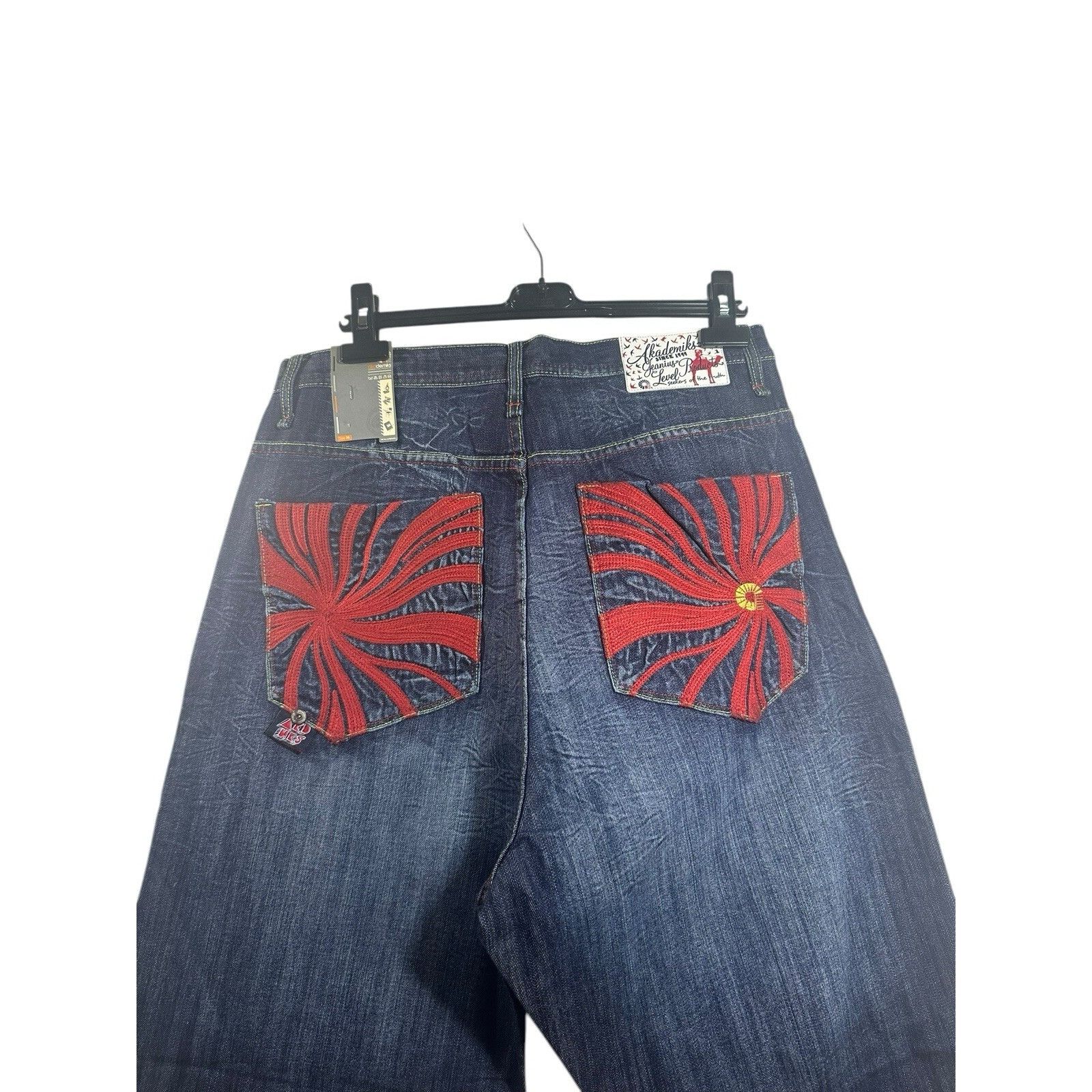 Akademiks Vintage Akademiks Jeans Mens S 36 Blue Denim Baggy Wide Leg Size US 36 / EU 52 - 4 Thumbnail