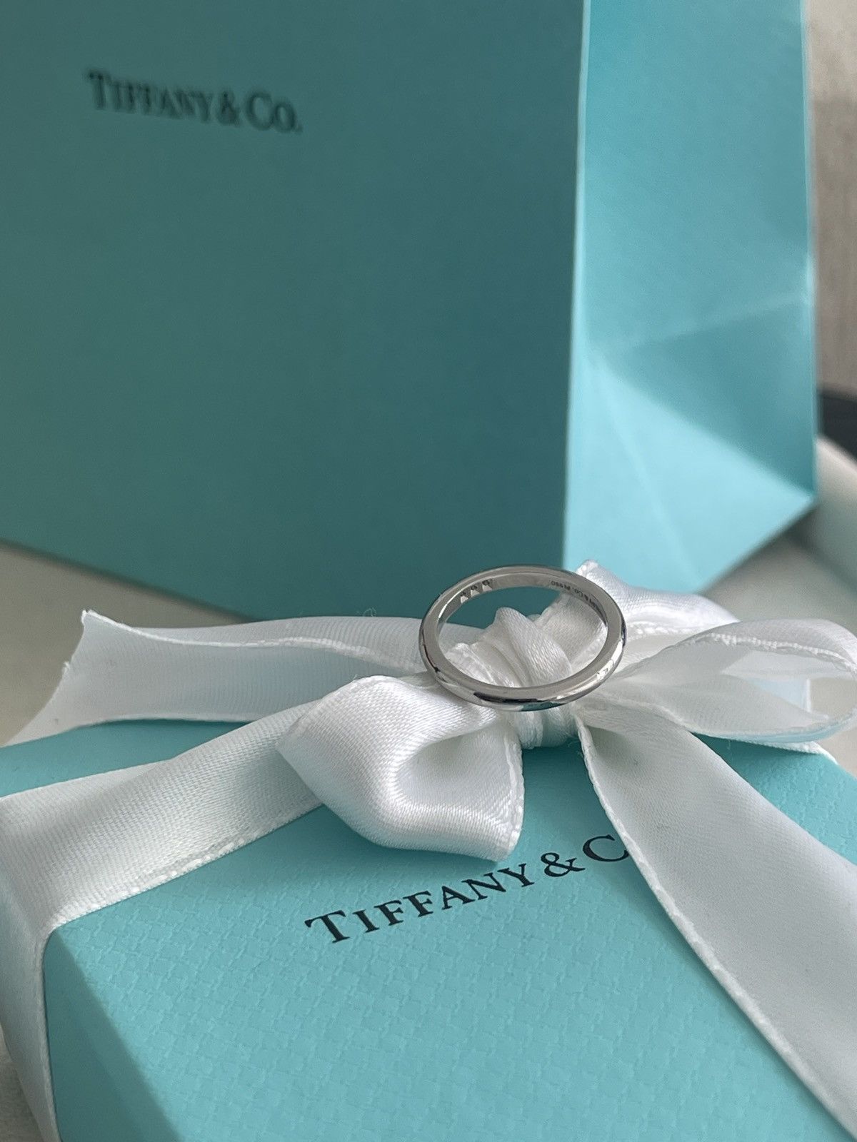 Tiffany & Co. Tiffany & Co. Forever Ring Platinum Diamonds 5.25 $1850 Size ONE SIZE - 16 Thumbnail