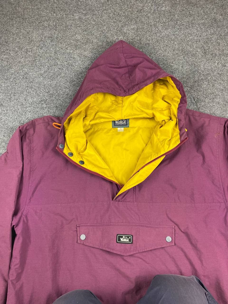 Woolrich Woolen Mills vintage woolrich anorak jacket nylon lining Size US L / EU 52-54 / 3 - 8 Thumbnail