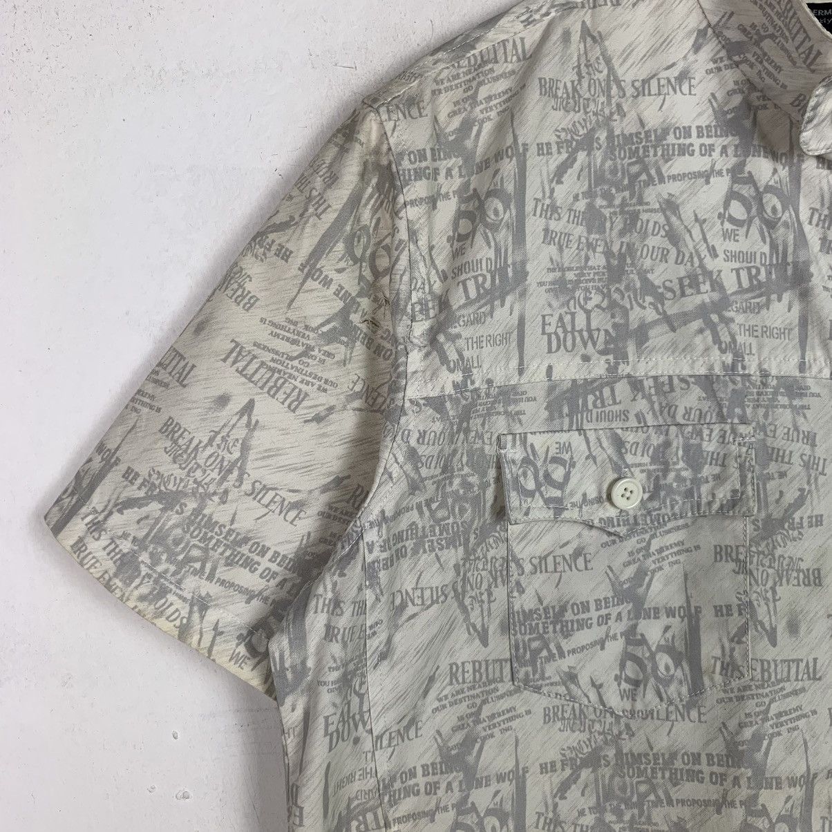 Designer × Vintage Vintage Moderm Printed Full Zip Shirt Size US L / EU 52-54 / 3 - 6 Thumbnail