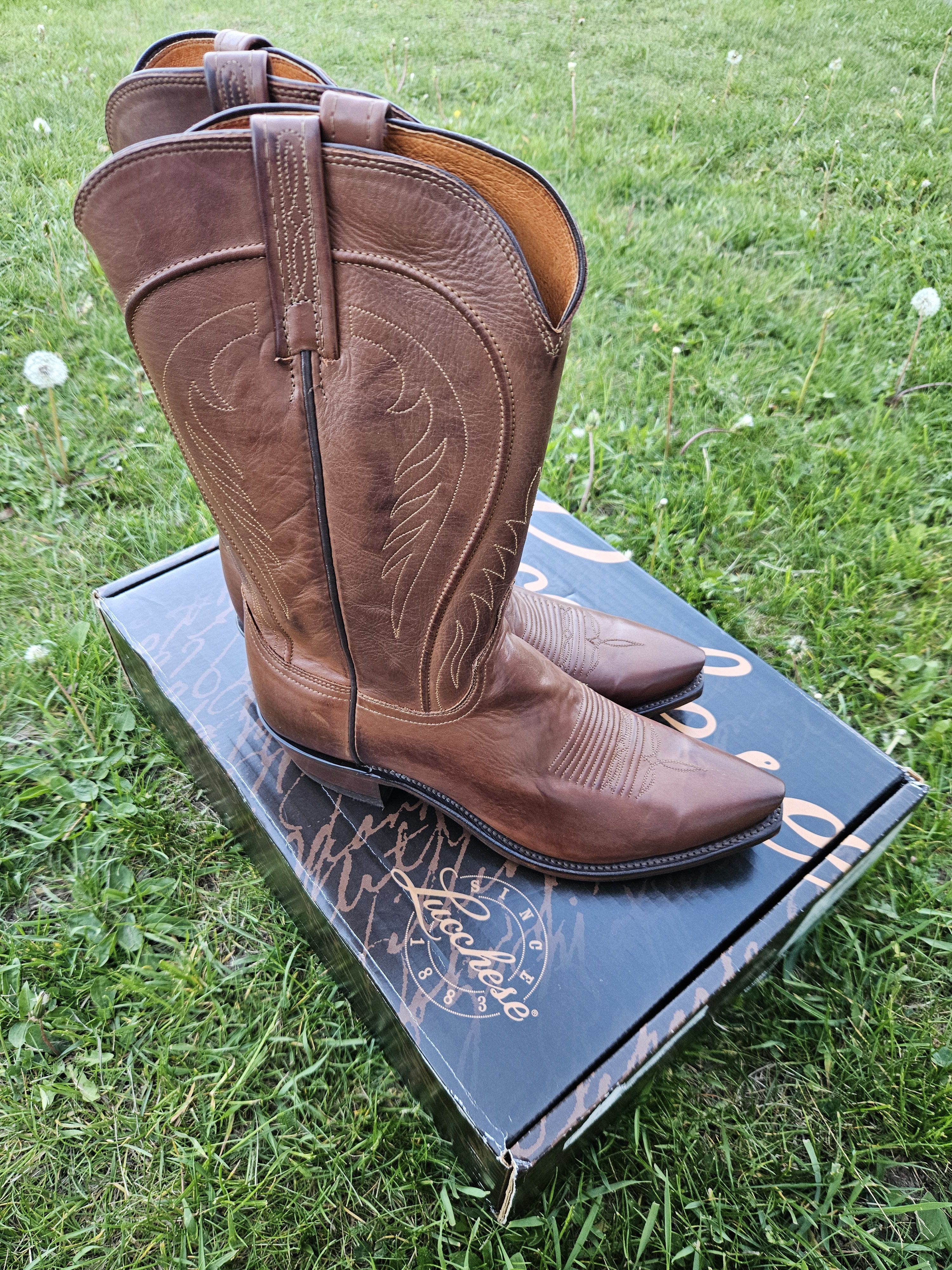 Lucchese Lucchese Bart Ranch Hand leather boots Size US 9 / EU 42 - 5 Thumbnail