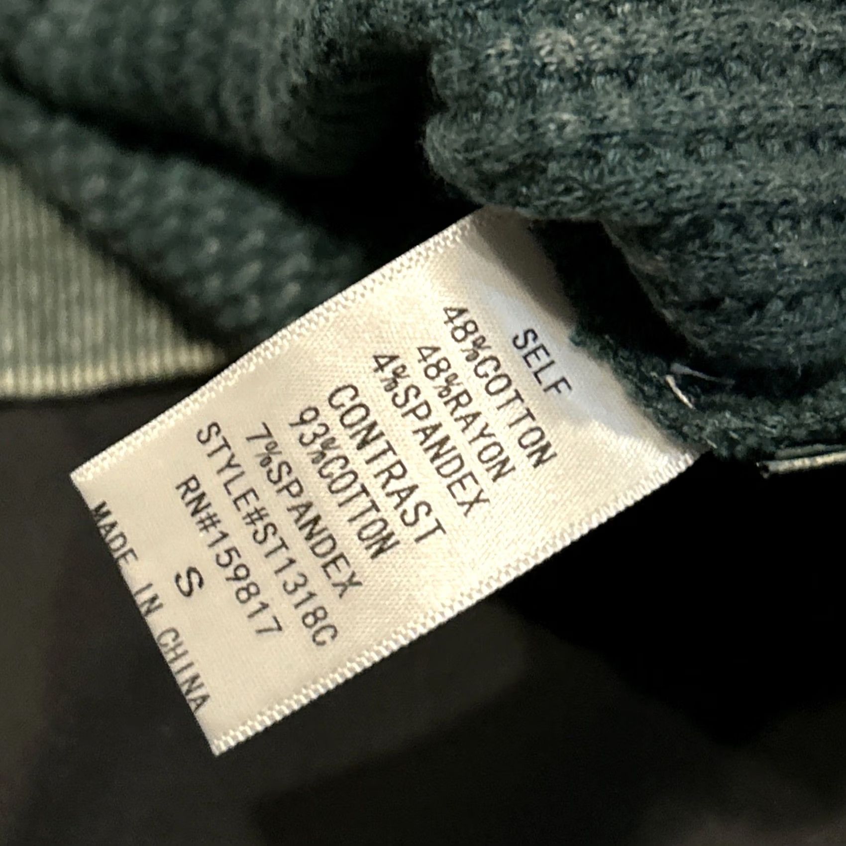 Vintage Altar'd State Sweater Womens Pullover Crew Neck Cotton Blend Knit Green S Regular Long Sleeve Classic Fall Spring Winter 21” 17” B7 Size S / US 4 / IT 40 - 3 Thumbnail