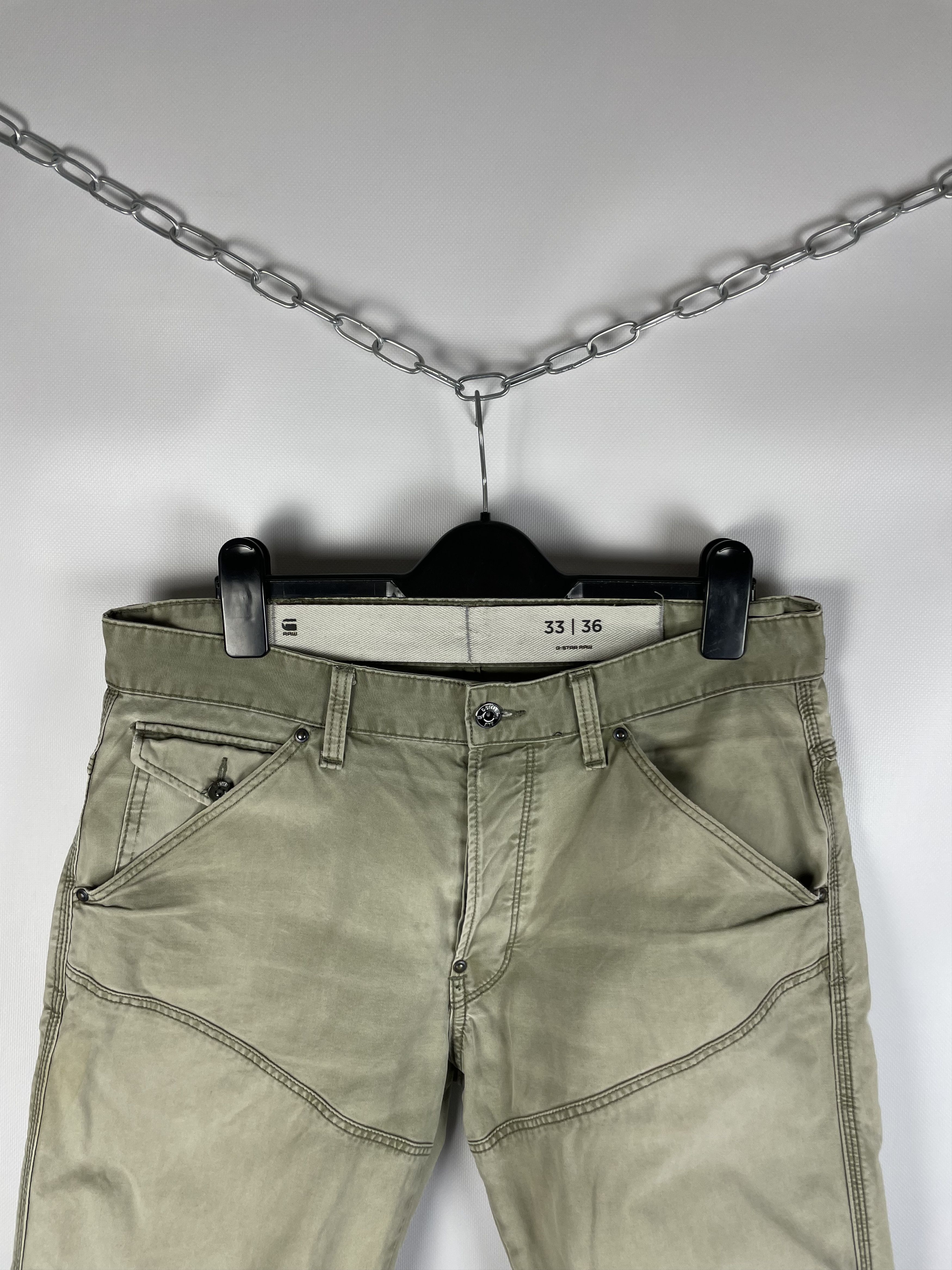 G-Star G-Star Raw Pants Double Knee Jeans Size US 33 - 4 Thumbnail