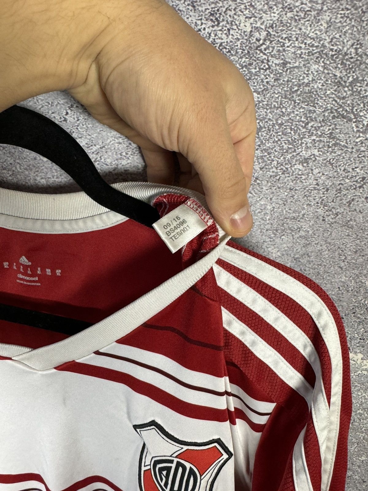 Adidas × Vintage Vintage River Plate 2016/17 Away Adidas Soccer Jersey Size US XL / EU 56 / 4 - 8 Thumbnail