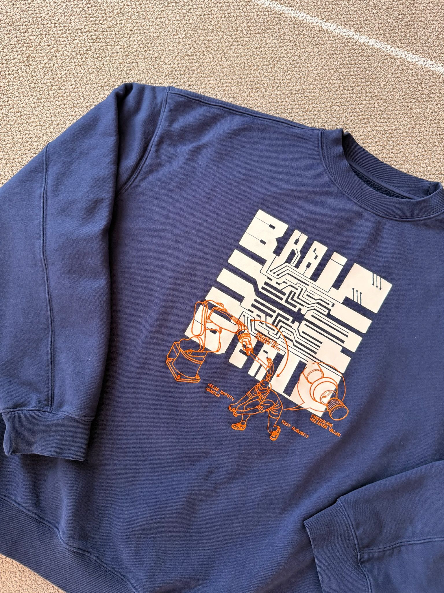 Brain Dead Tutorials Crewneck Sweatshirt Size US XL / EU 56 / 4 - 2 Thumbnail