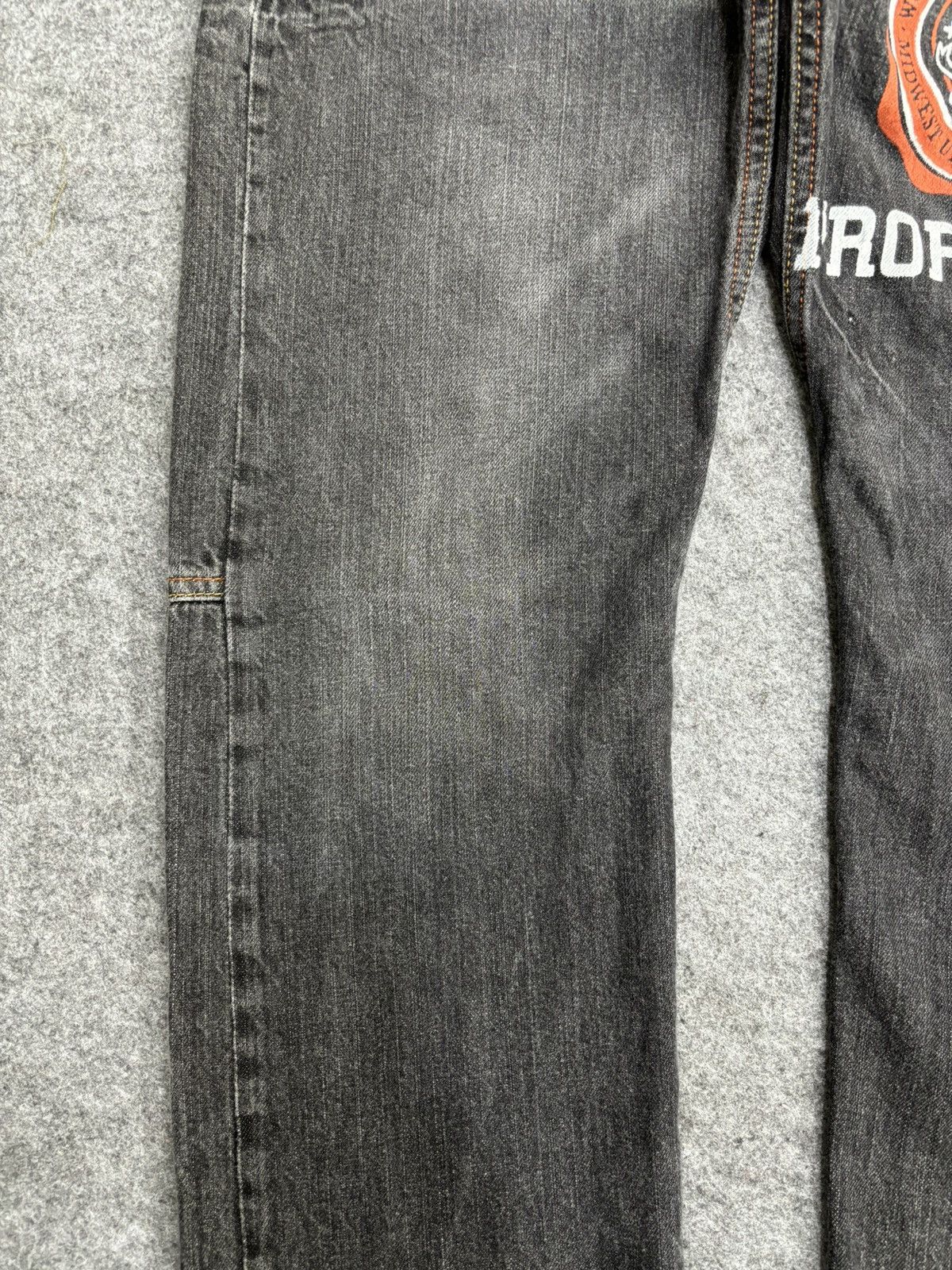 Japanese Brand 💥Insane Double Waist💥Rare Dominate Black Wash Denim F526 Size US 30 / EU 46 - 7 Thumbnail
