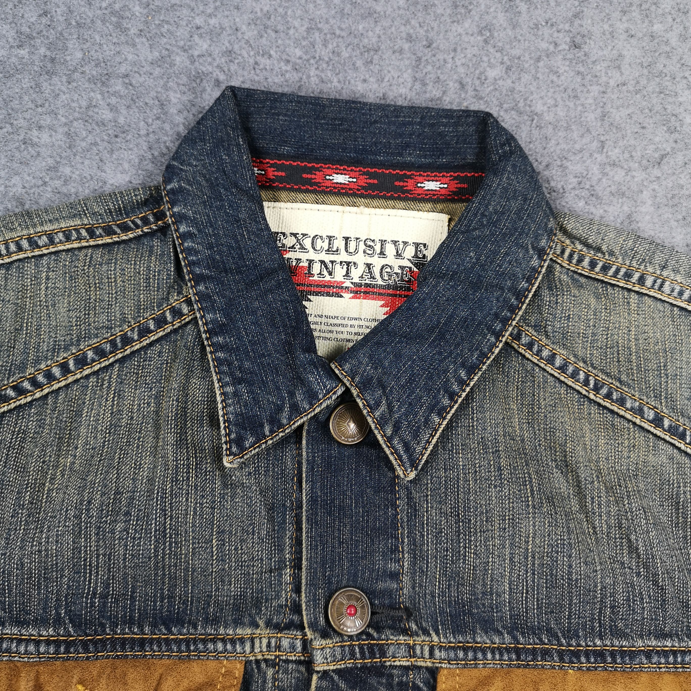 Edwin Rusty Wash Edwin Denim Trucker Jacket Size US M / EU 48-50 / 2 - 5 Thumbnail