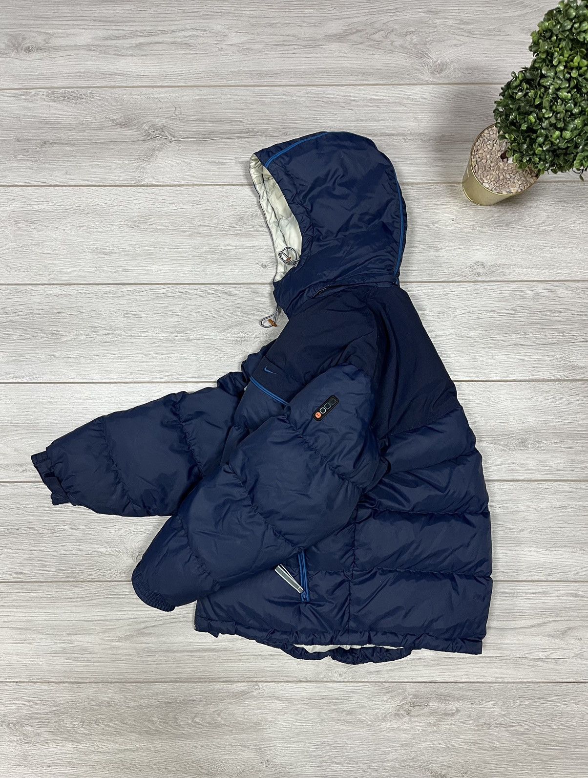 Vintage Nike 1990 vintage puffer down jacket back swoosh Size US M / EU 48-50 / 2 - 1 Thumbnail