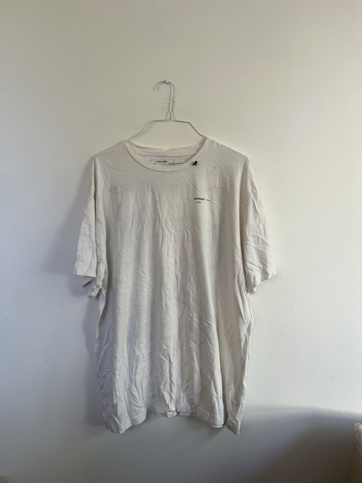 Off-White Off white Abstract Logo TEE Size US L / EU 52-54 / 3 - 2 Thumbnail