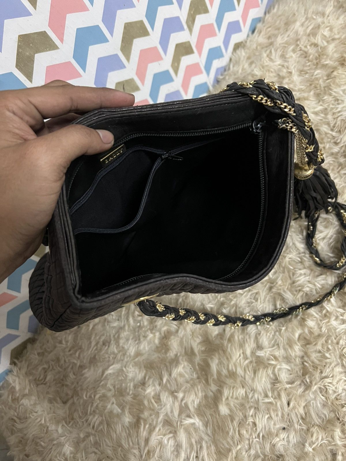Bally Vintage BALLY LEATHER BAG Size ONE SIZE - 7 Thumbnail