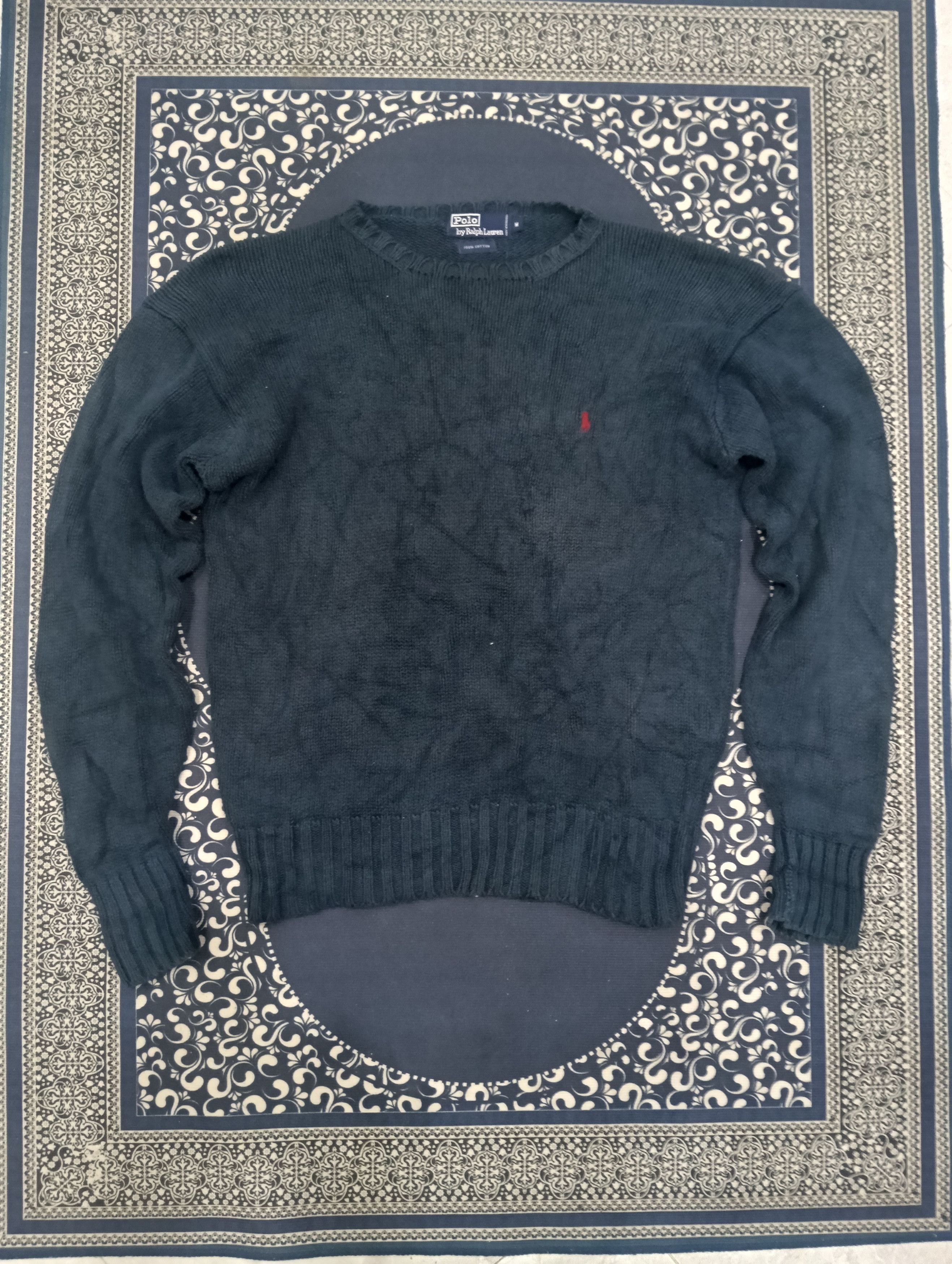 Polo Ralph Lauren Vintage Polo Crew neck Knitted Size US L / EU 52-54 / 3 - 1 Thumbnail