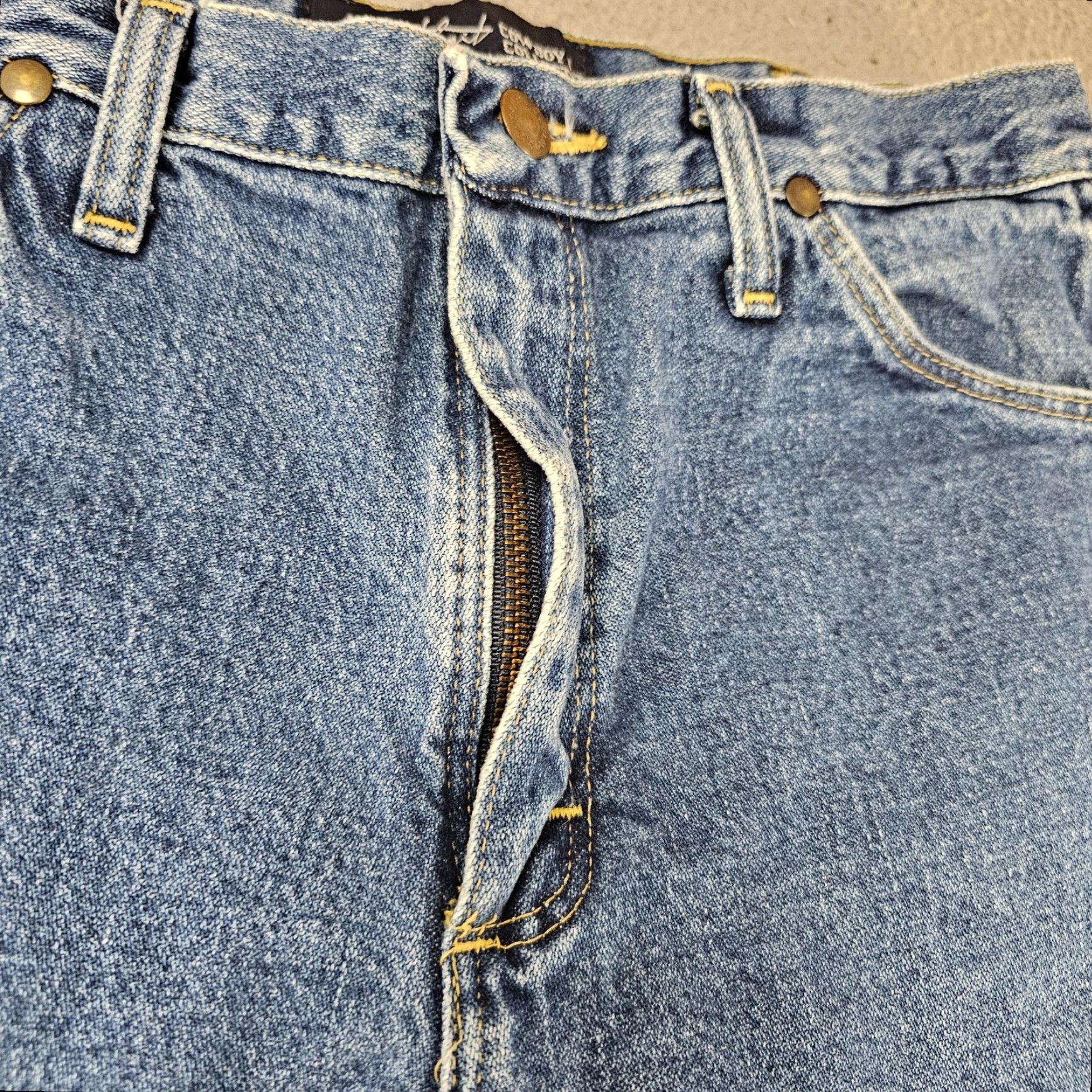 Wrangler Wrangler George Strait Cowboy Cut Collection Jeans Mens 32x28 Denim Blue Regular Straight Pants Cowboy Size US 32 / EU 48 - 4 Thumbnail