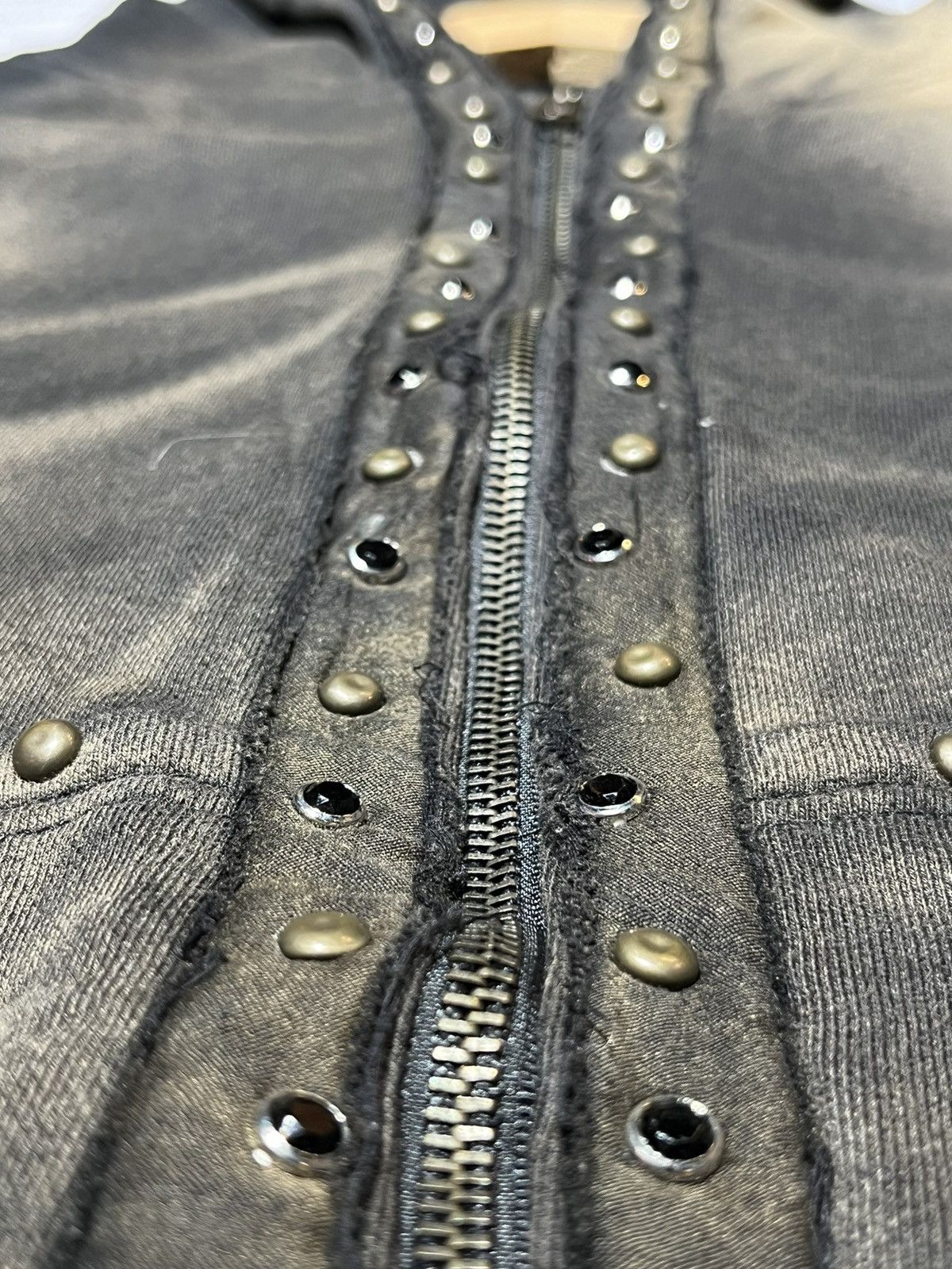 JACKROSE × Japanese Brand Black Rose In Chispa Eleilutrica Distressed Zipper Hoodie Size US S / EU 44-46 / 1 - 6 Thumbnail