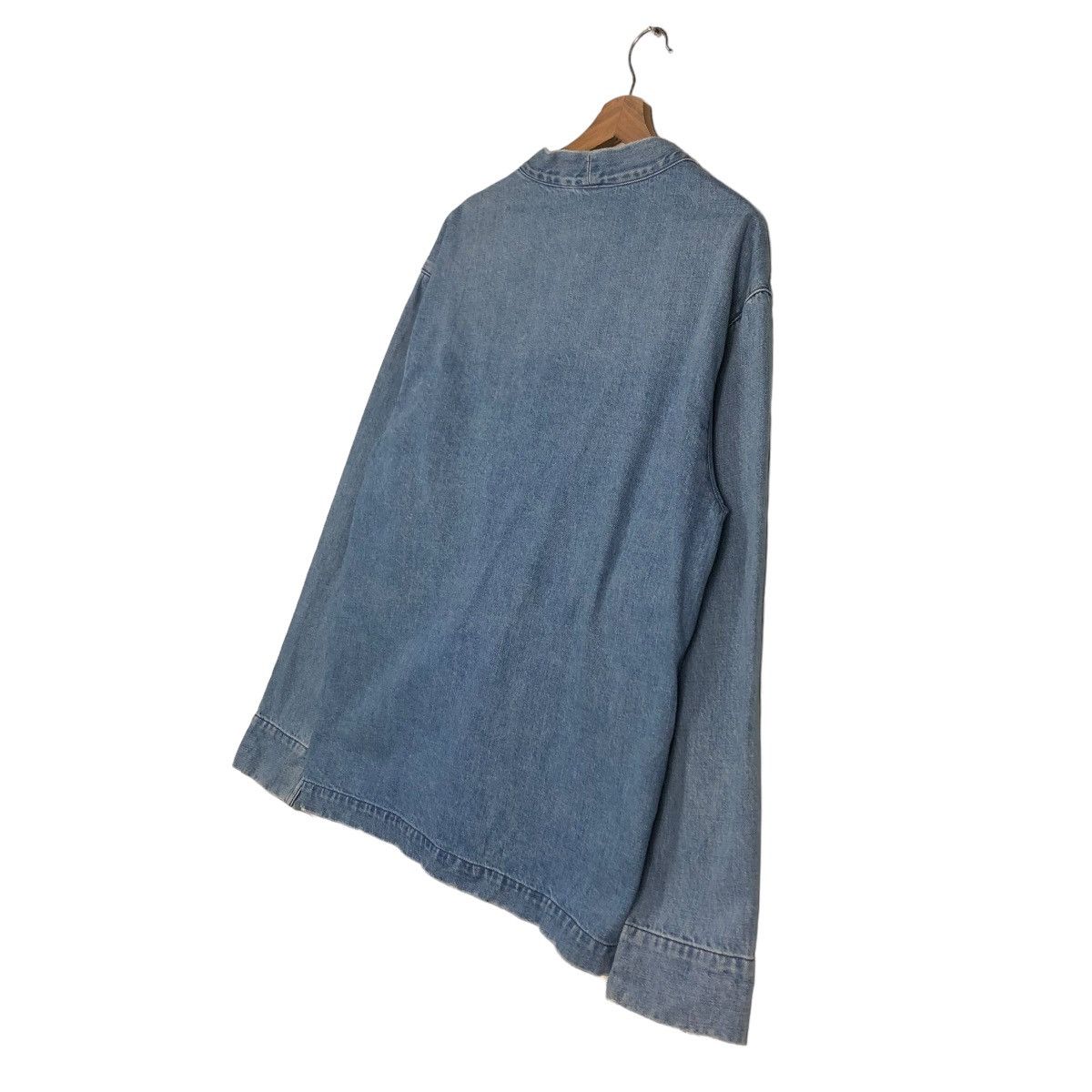 Japanese Brand 🔥VINTAGE KIMONO DENIM JAPAN TRADITIONAL PATCH WORK DESIGN Size US S / EU 44-46 / 1 - 10 Thumbnail