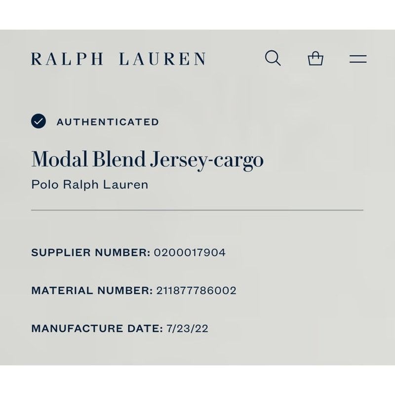 Polo Ralph Lauren Polo Ralph Lauren Sz S Pants Modal Blend Jersey Cargo Jogger Size US 32 / EU 48 - 14 Thumbnail