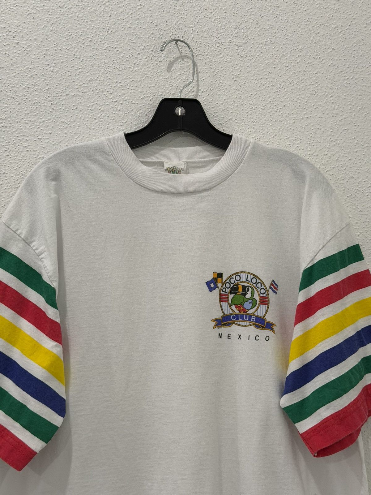 Vintage Vintage 90s Poco Loco Club Monterrey Mexico Striped Large Size US L / EU 52-54 / 3 - 2 Thumbnail