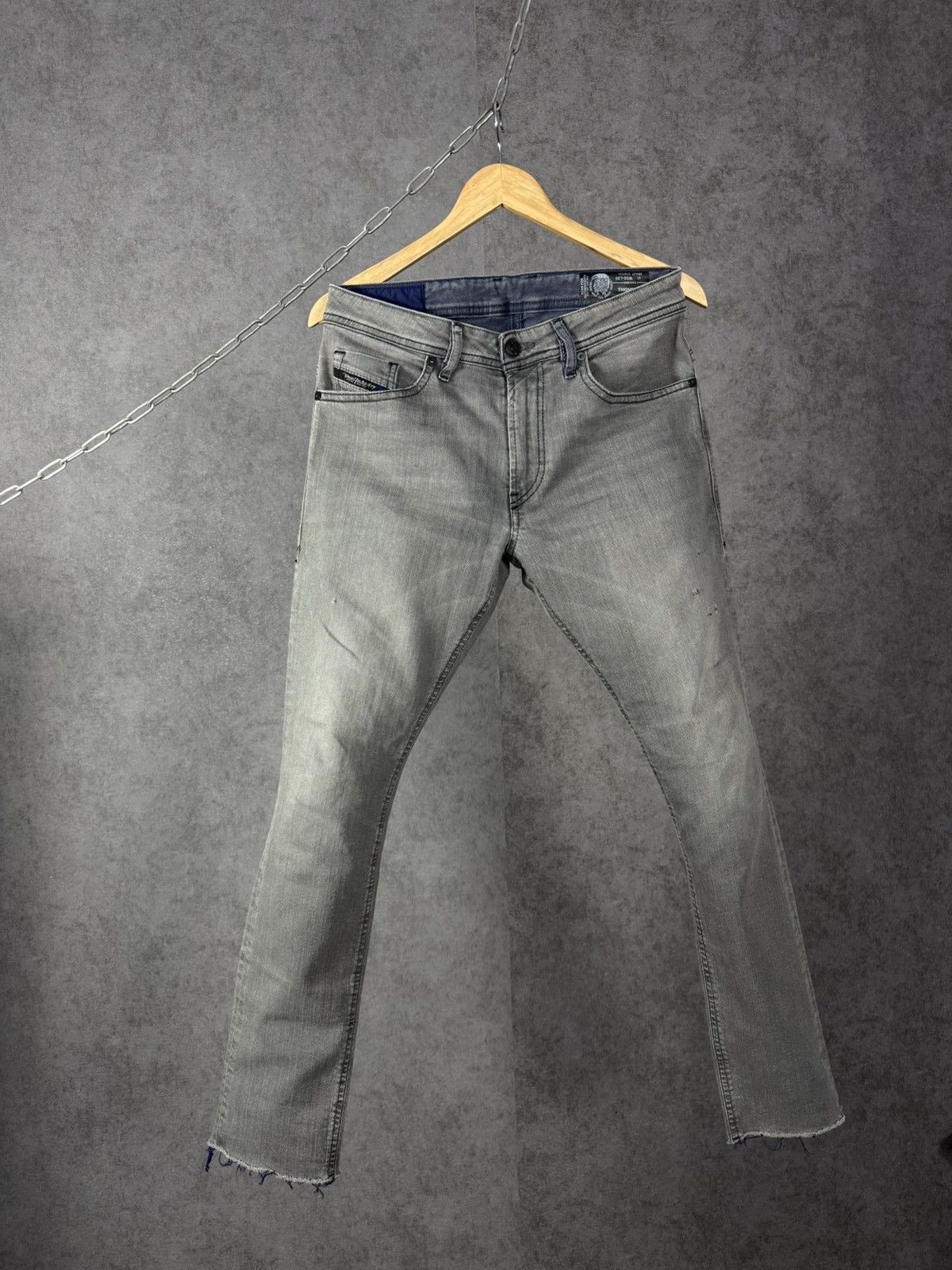 Diesel Diesel Thommer designer distressed denim jeans Size US 30 / EU 46 - 1 Thumbnail