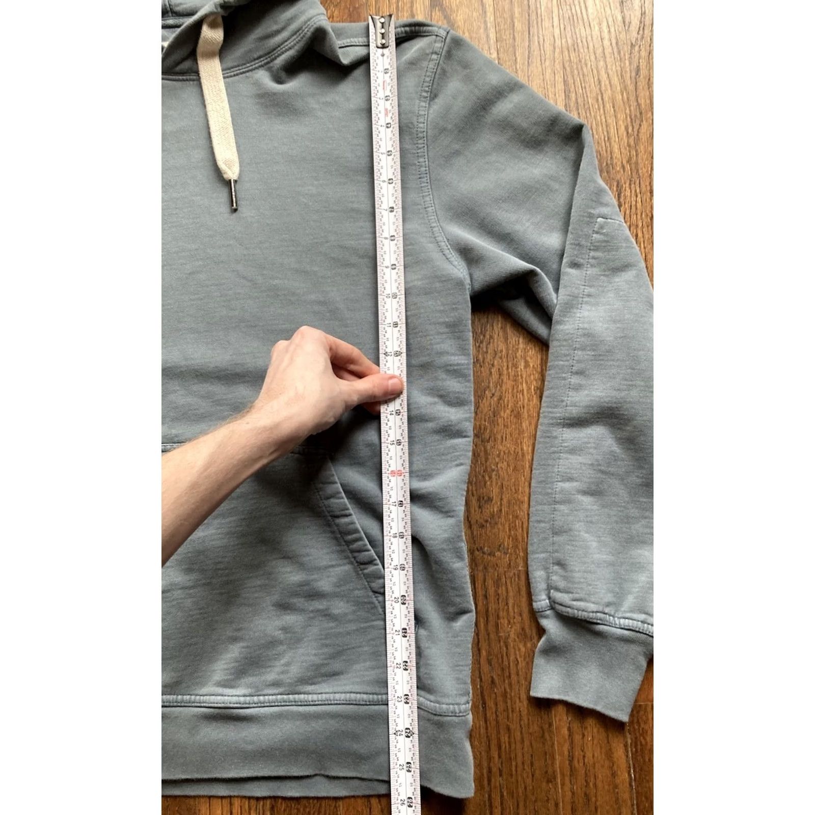 Buck Mason Buck Mason Hoodie Mens M Brushed Loopback Turquoise Blue Sweatshirt Size US M / EU 48-50 / 2 - 4 Thumbnail