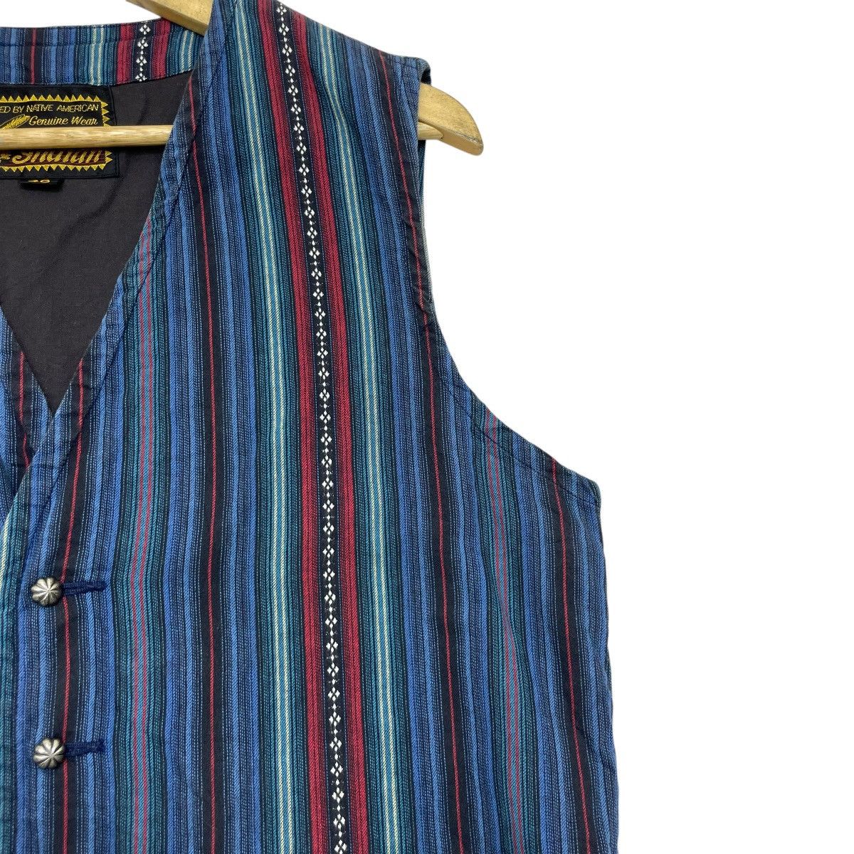 Native 💥Vintage Vest Styled By Native America Vest Stripe Jacket Size US S / EU 44-46 / 1 - 5 Thumbnail