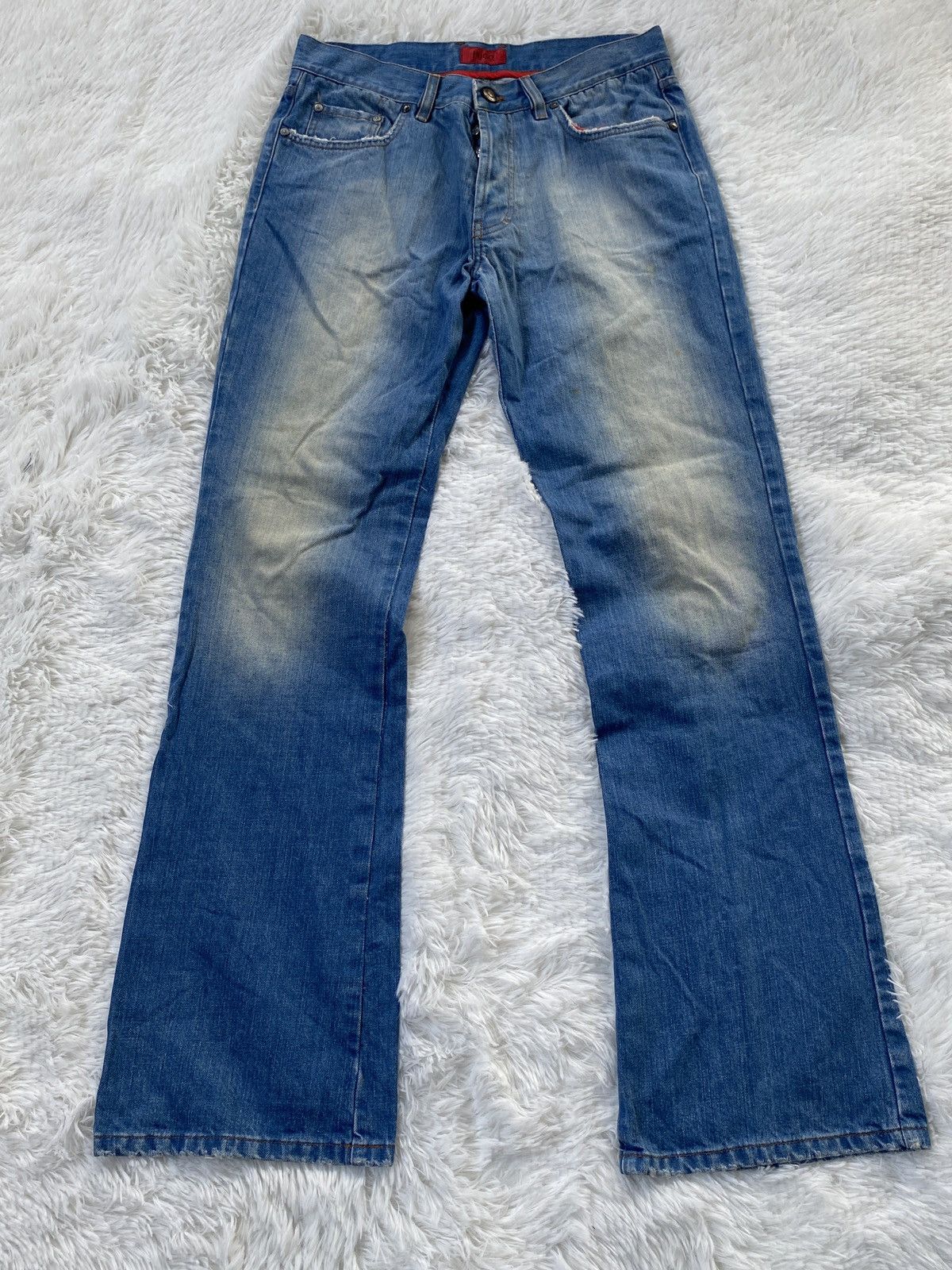 Hugo Boss 🔥OFFER NOW🔥Vintage Made in Italy Hugo Boss Denim Bootcut Size US 32 / EU 48 - 3 Thumbnail
