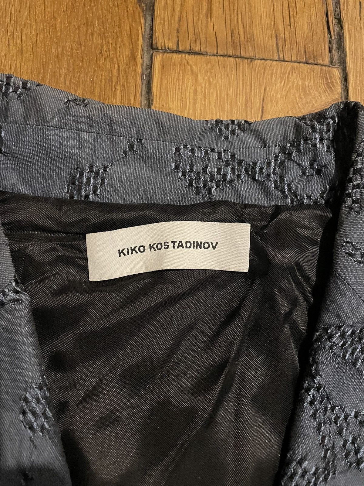 Kiko Kostadinov 0006 sapphire panchalo coat