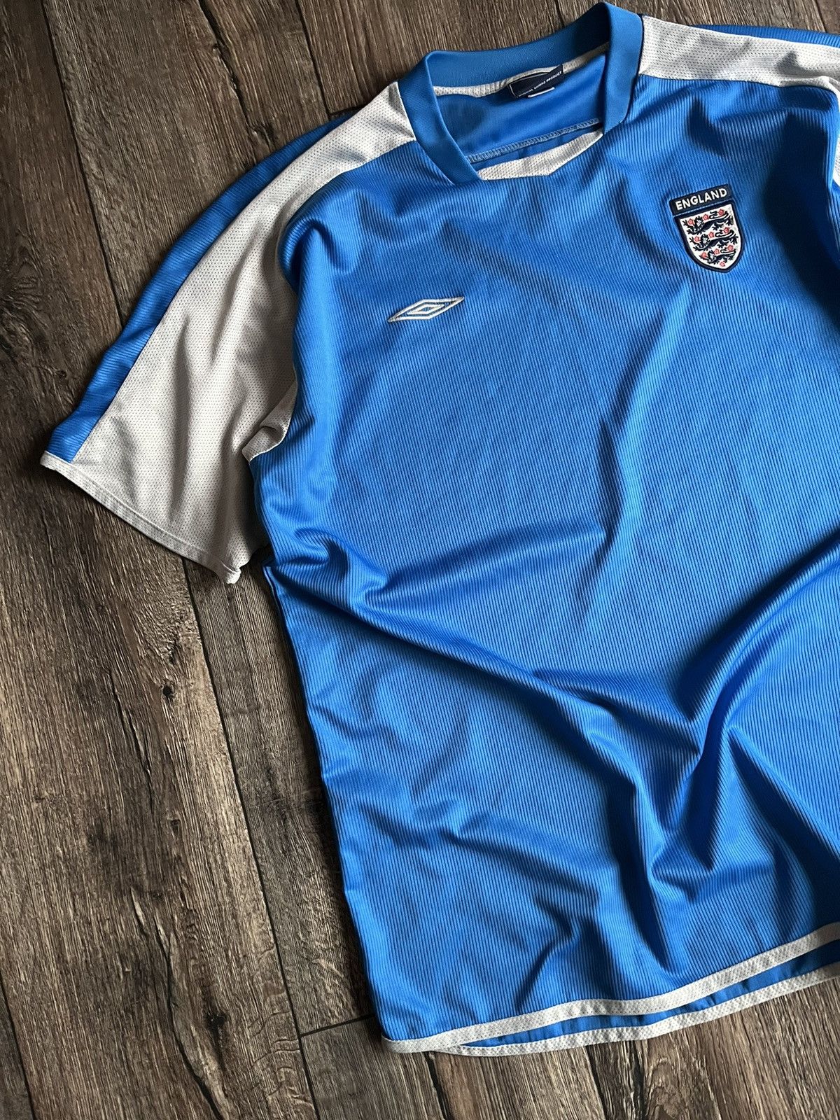 Umbro × Vintage Vintage 2000s England Training Soccer Kit Football Jersey Size US XL / EU 56 / 4 - 3 Thumbnail