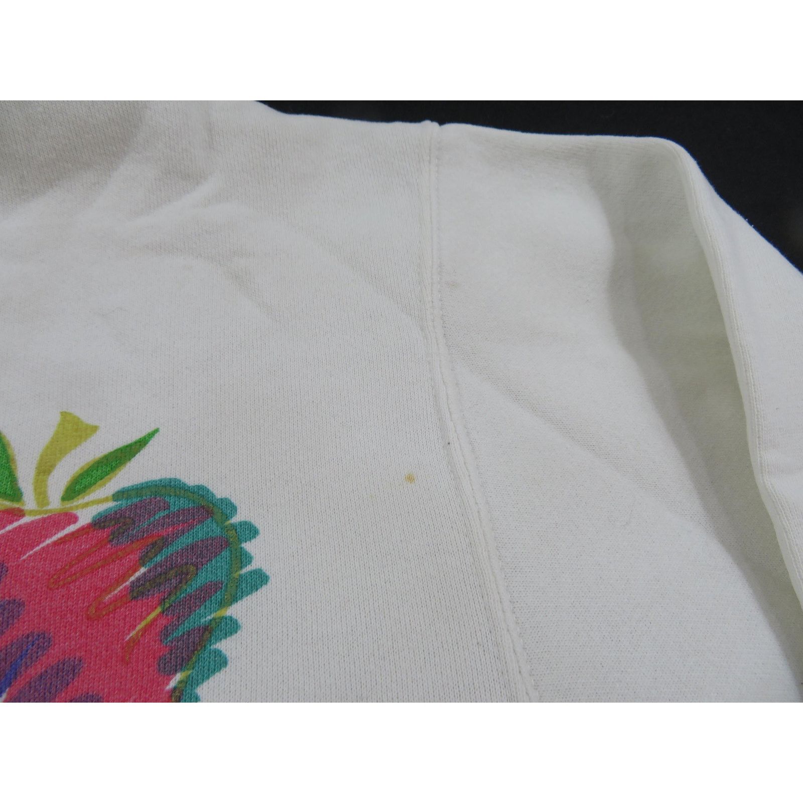Hanes New York Apple Sweatshirt Hanes White Sz M 1990s Size M / US 6-8 / IT 42-44 - 6 Thumbnail