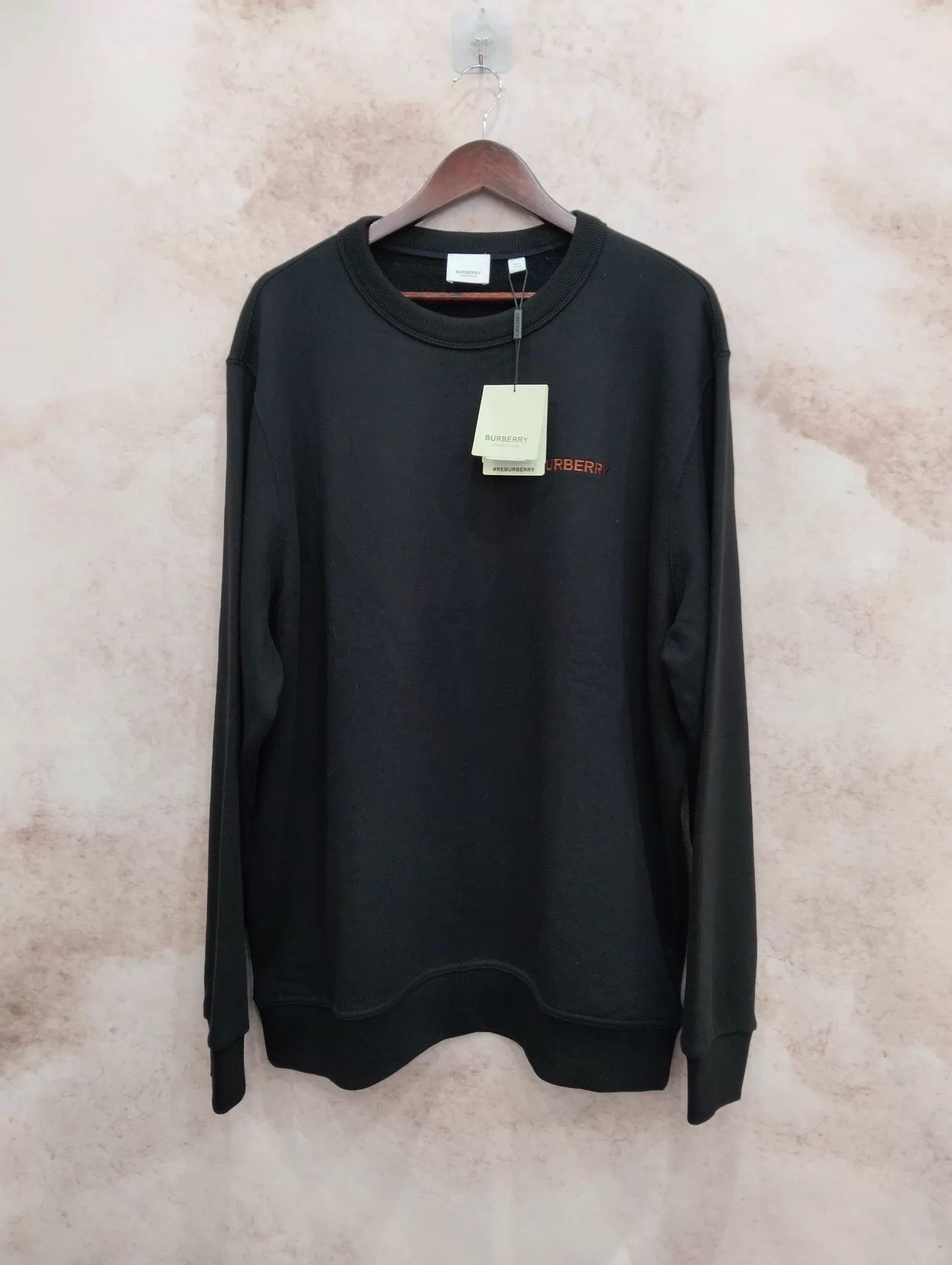 Burberry Burberry TB Monogram Crewneck Men's Black XXL Size US XXL / EU 58 / 5 - 1 Thumbnail