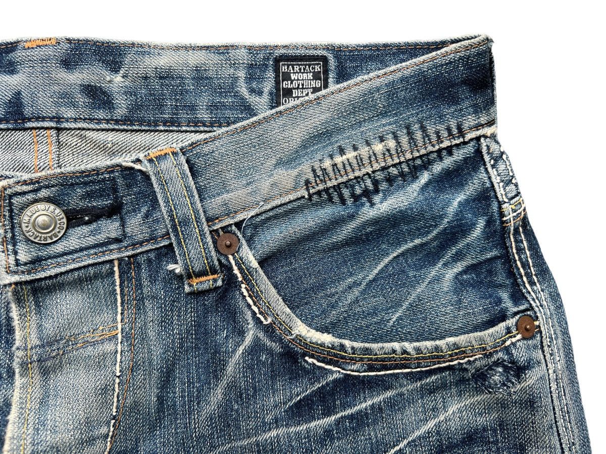 Japanese Brand BartackJapan Selvedge Patchwork Distressed Denim Jeans 32x32 Size US 32 / EU 48 - 13 Thumbnail