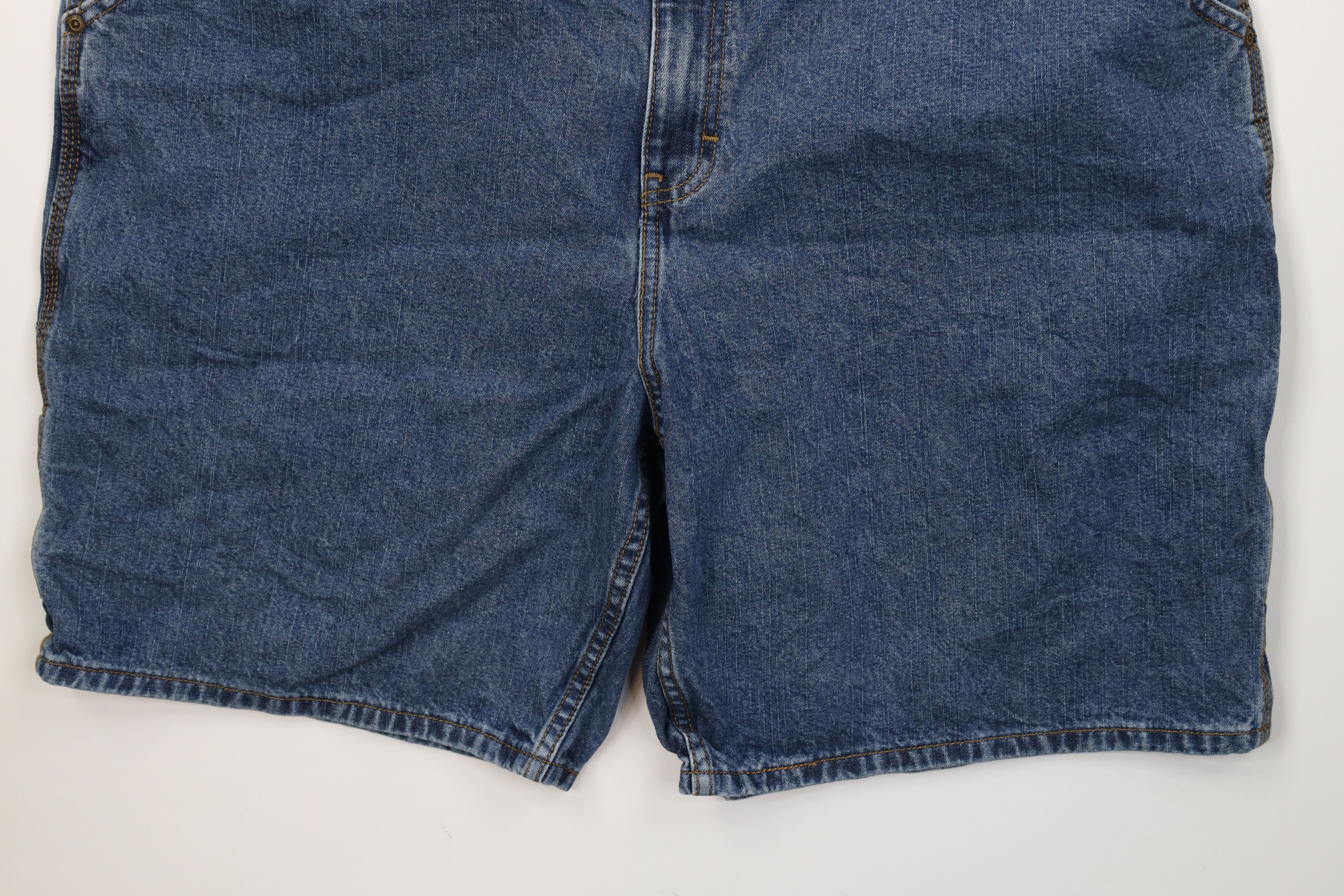 Vintage Vintage 90s Y2K Streetwear Relaxed Denim Jean Shorts Jorts Size US 44 / EU 60 - 4 Thumbnail